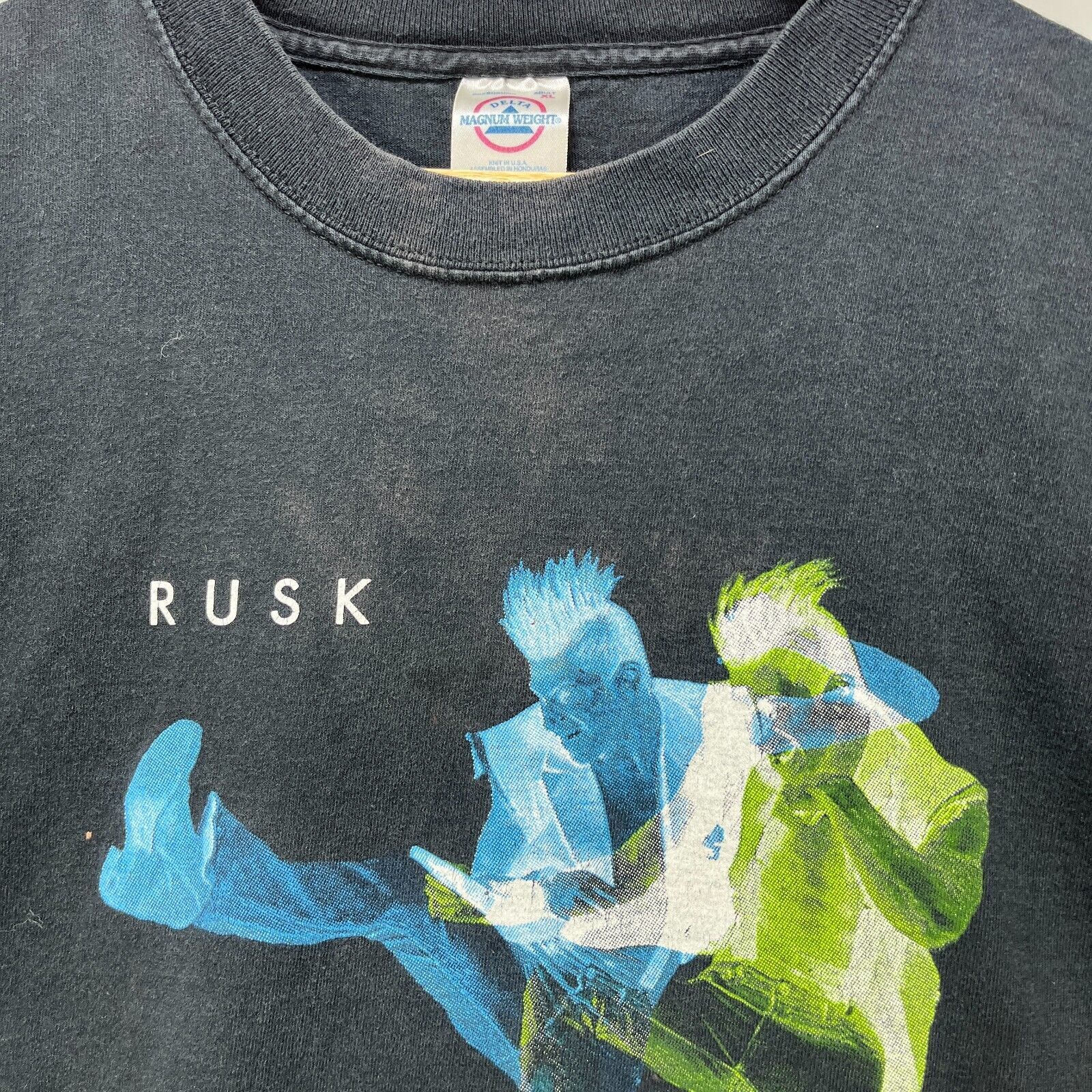 Vintage Vintage Rusk Sun Faded T-Shirt XL Band Graphic Size US XL / EU 56 / 4 - 3 Thumbnail
