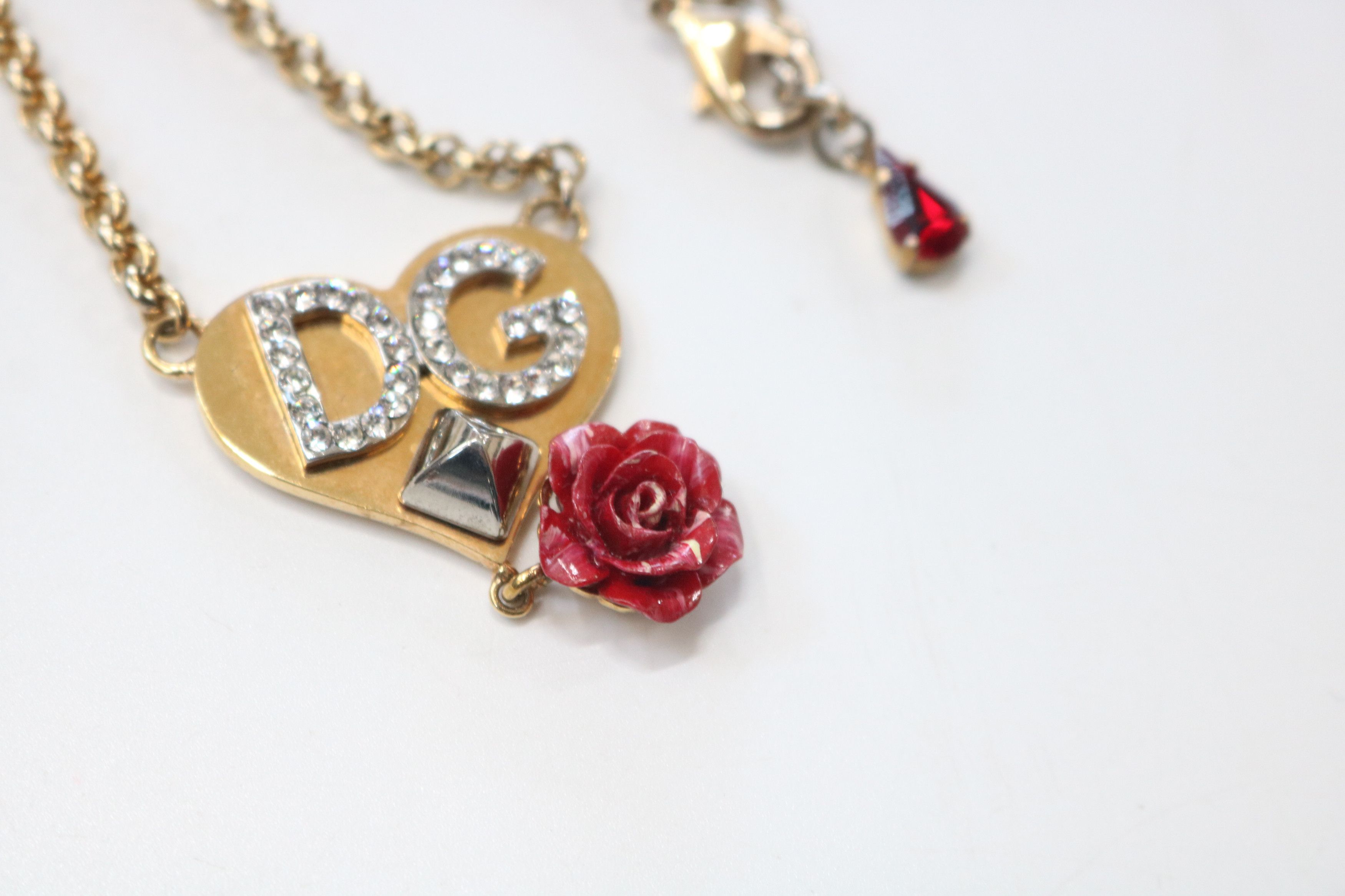 Dolce & Gabbana DOLCE & GABBANA Rose Pendant Necklace Size ONE SIZE - 3 Thumbnail