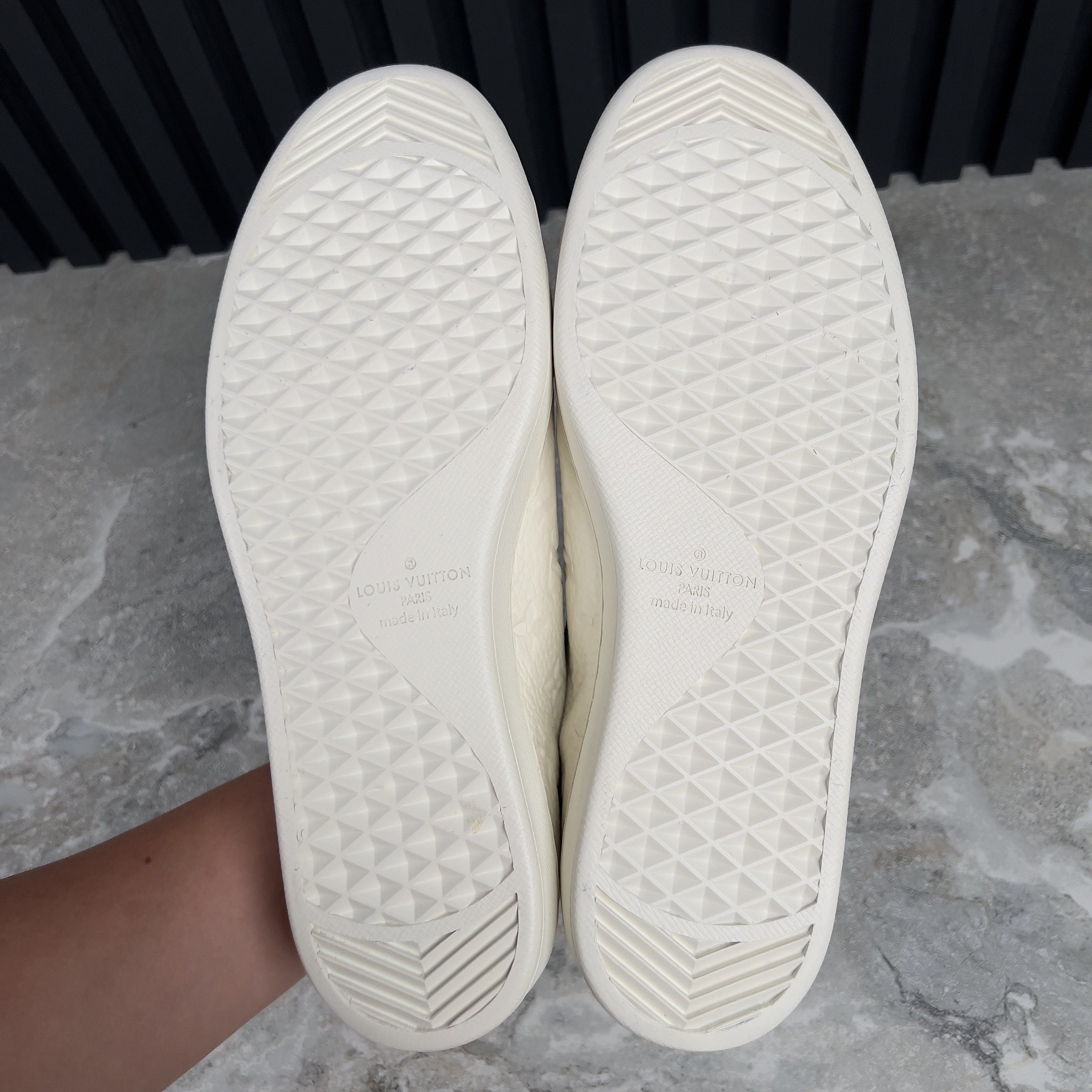 Louis Vuitton Luxembourg Monogram Sneaker Taurillon Leather Size US 9.5 / EU 42-43 - 11 Thumbnail