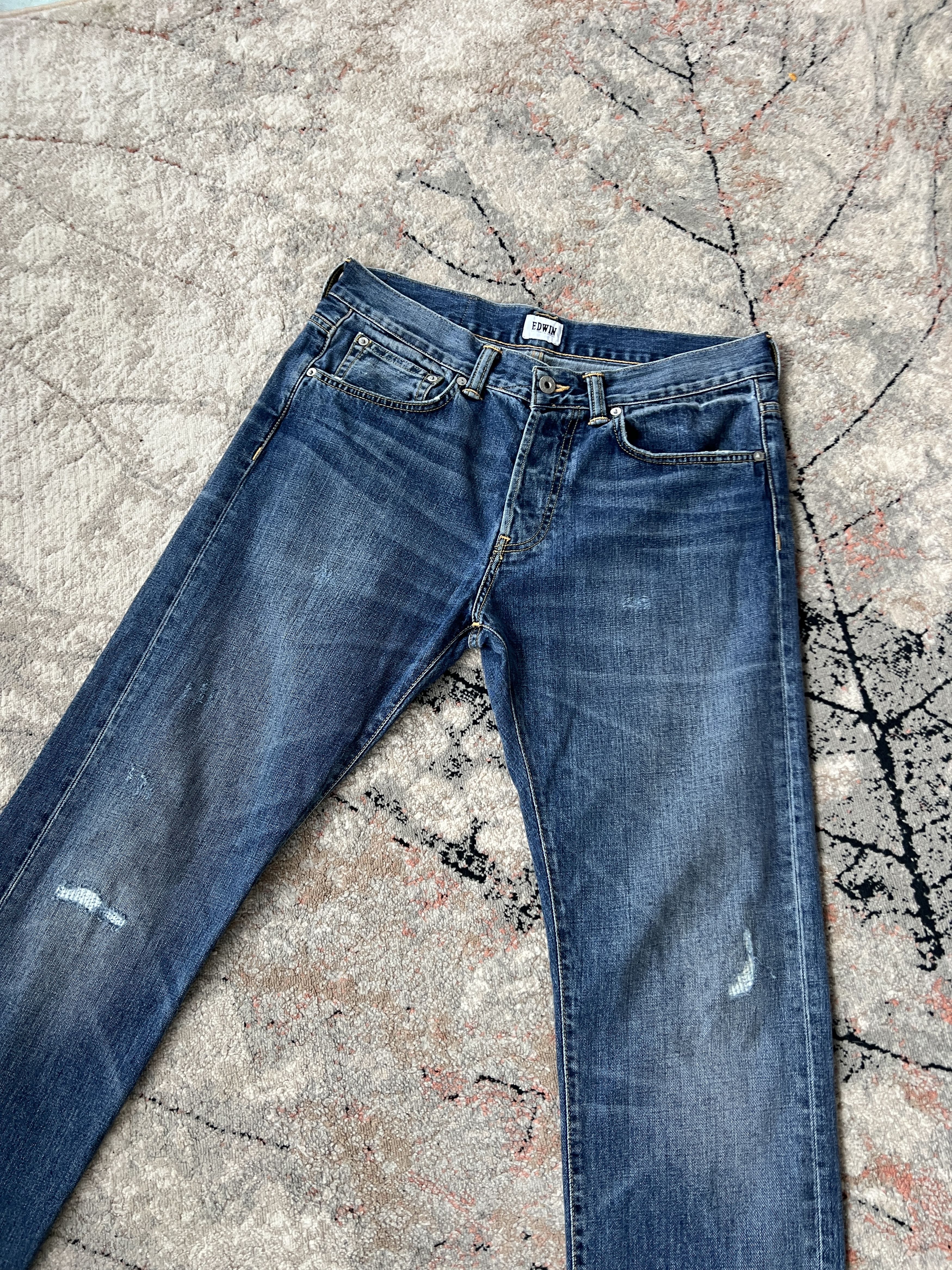 Edwin Edwin ED-80 Slim Tapered Denim Pants Size US 32 / EU 48 - 2 Thumbnail
