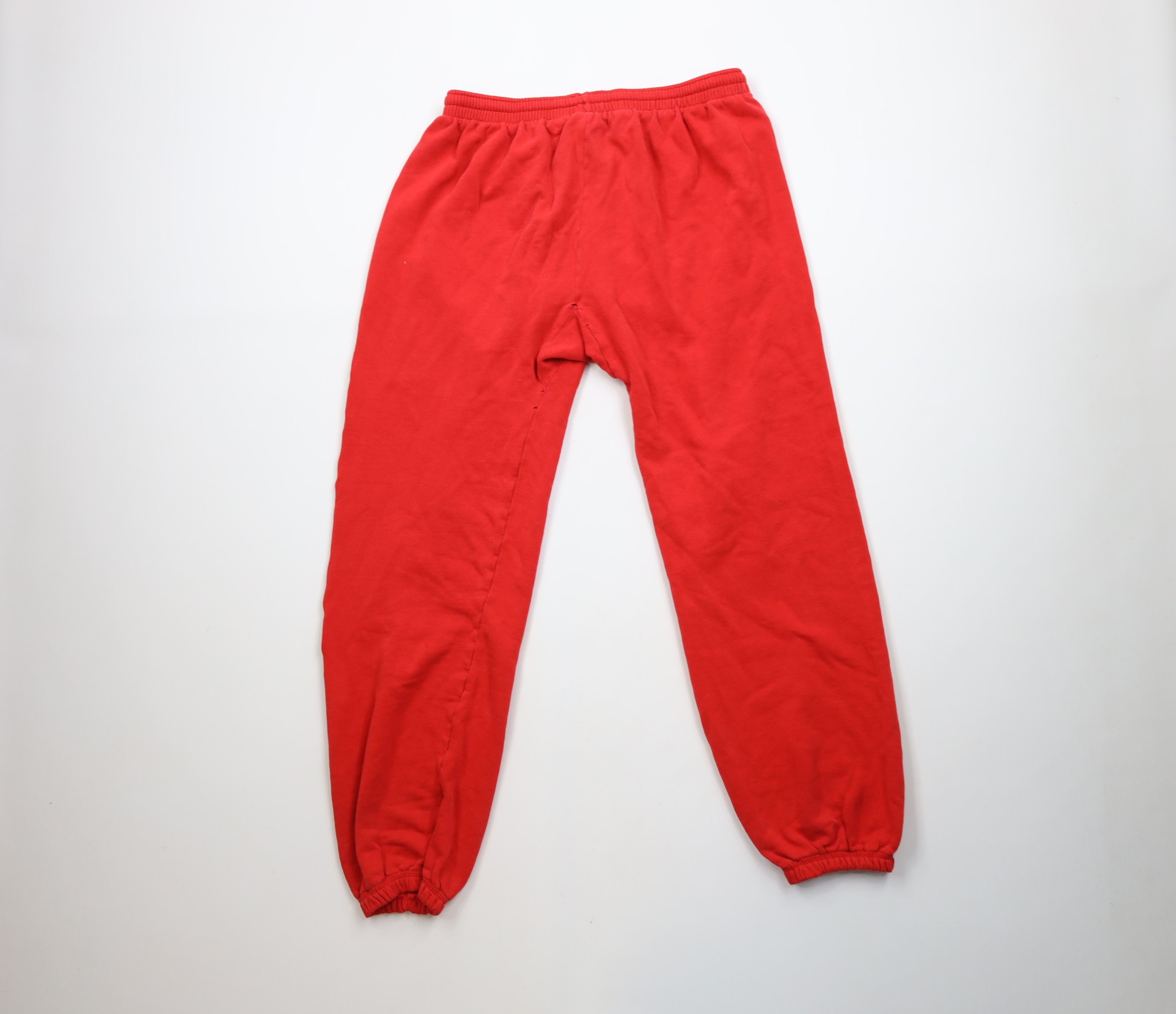 Vintage Vintage 80s Spell Out USMC Marines Sweatpants Joggers Red Size US 38 / EU 54 - 10 Thumbnail
