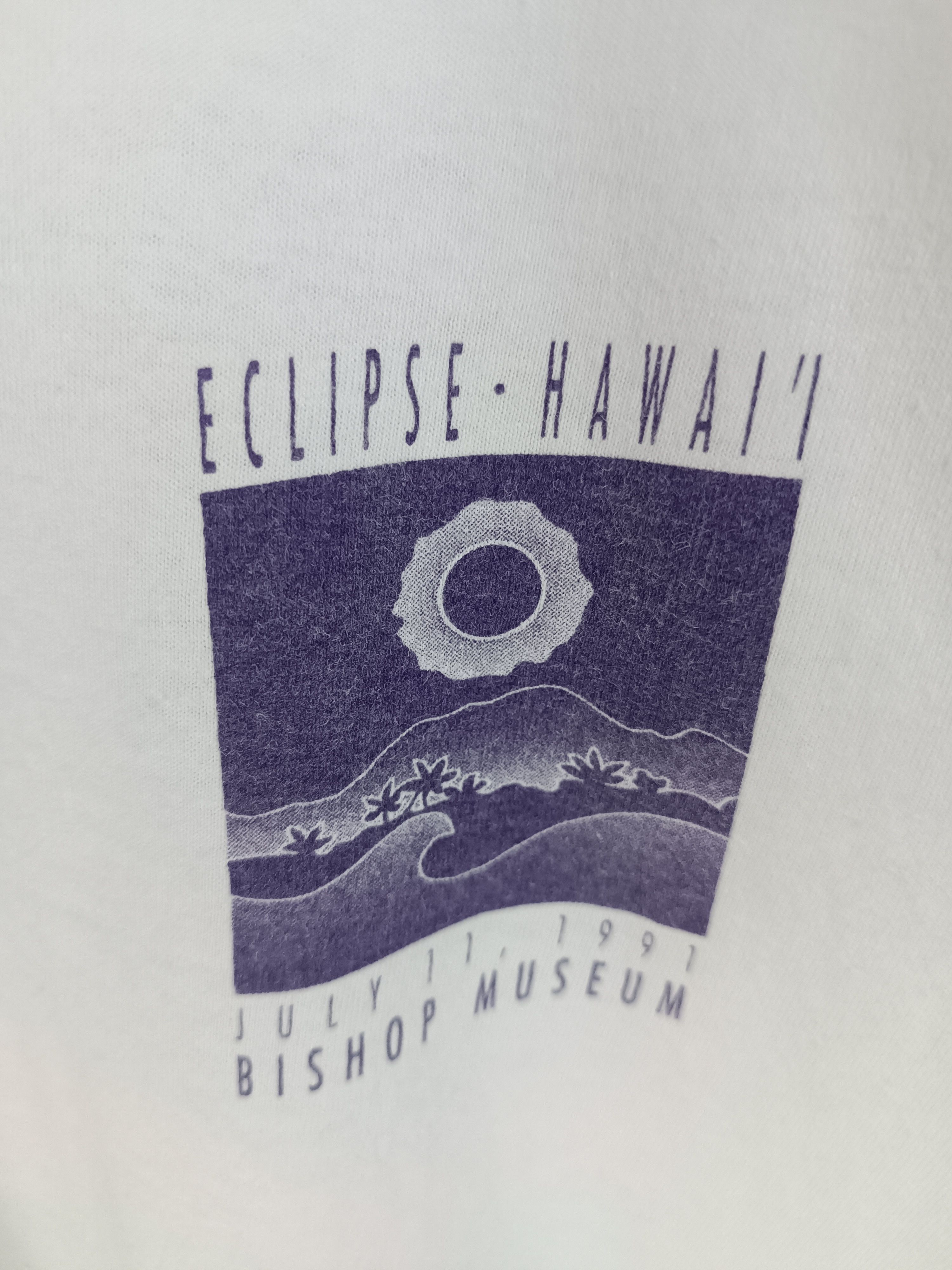 Other RARE 🔥VINTAGE 1991 ECLIPSE HAWAII BISHOP MUSEUM TEE Size US XL / EU 56 / 4 - 9 Thumbnail