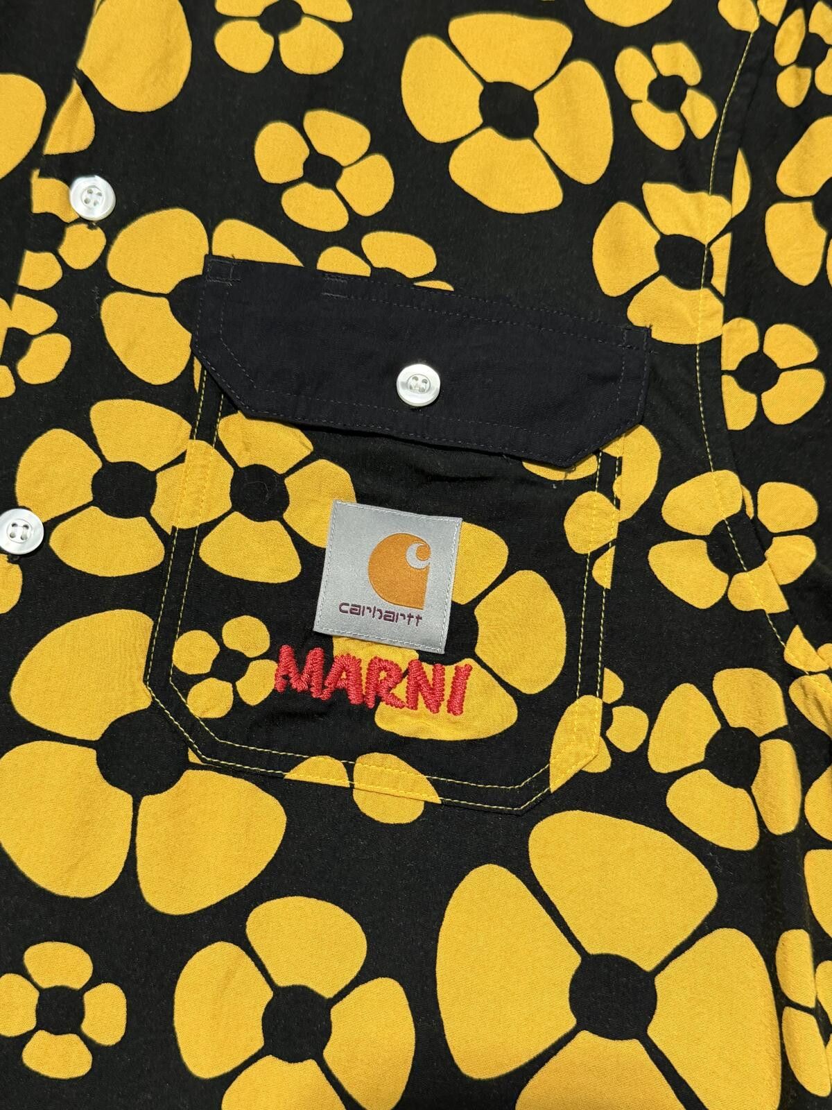 Marni Marni x Carhartt WIP Button Shirt ‘SunFlower’ - XS Size US XS / EU 42 / 0 - 2 Thumbnail