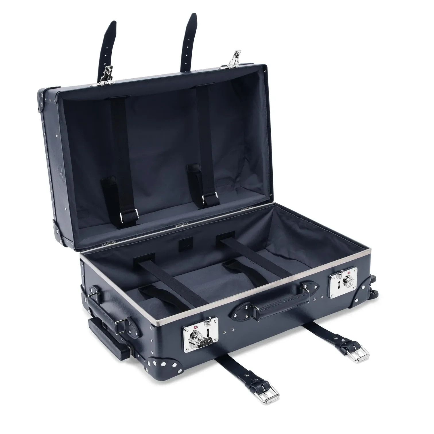 Globe-Trotter o1sim0925 Size: OS / Medium Check-In - 4 Wheels in Navy Size ONE SIZE - 9 Thumbnail