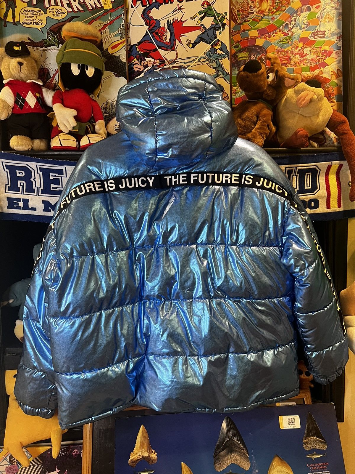 Juicy Couture × Los Angeles Apparel NWT Juicy Couture Black Label Puffer Jacket Size L / US 10 / IT 46 - 7 Thumbnail