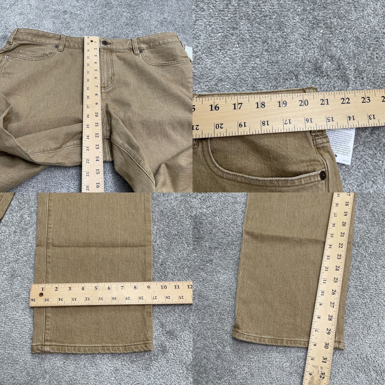Lands' End Lands' End Jeans Womens 20W Straight Denim 42x30 NWT Brown City Preppy Casual - Mens/Womens? Size 42" / US 20 - 9 Thumbnail