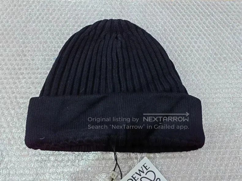 Loewe LOEWE Ribbed Wool Knit Beanie . Size ONE SIZE - 2 Thumbnail