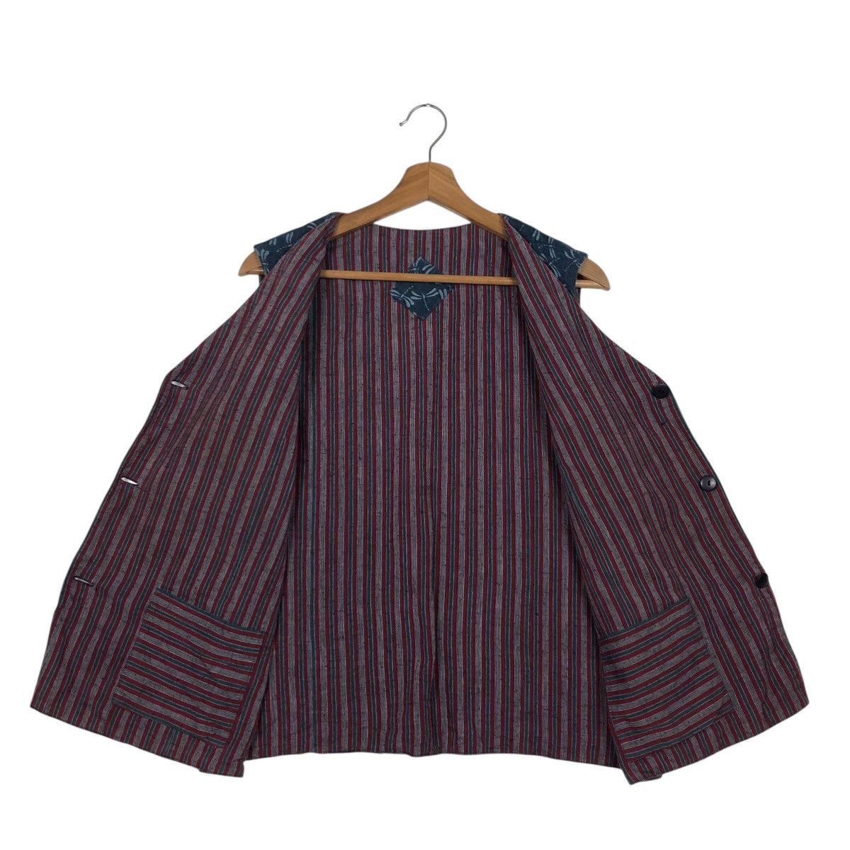 Japanese Brand 📌Vintage Waist Coats Tank Top Union Made Navajo Design Size US M / EU 48-50 / 2 - 16 Thumbnail