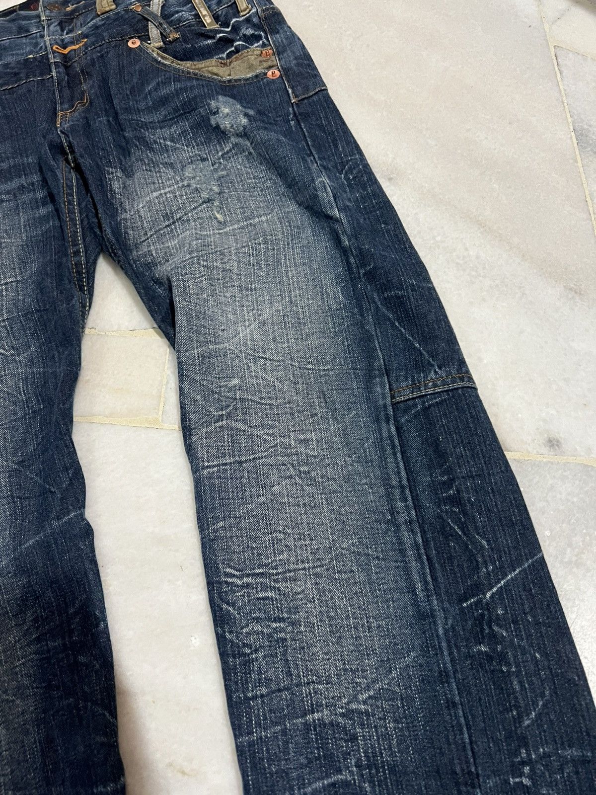 If Six Was Nine × Japanese Brand × Le Grande Bleu (L.G.B.) ✈️Double Waist✈️90’s Dominate Handcrafted Claw Jean Size US 29 - 7 Thumbnail