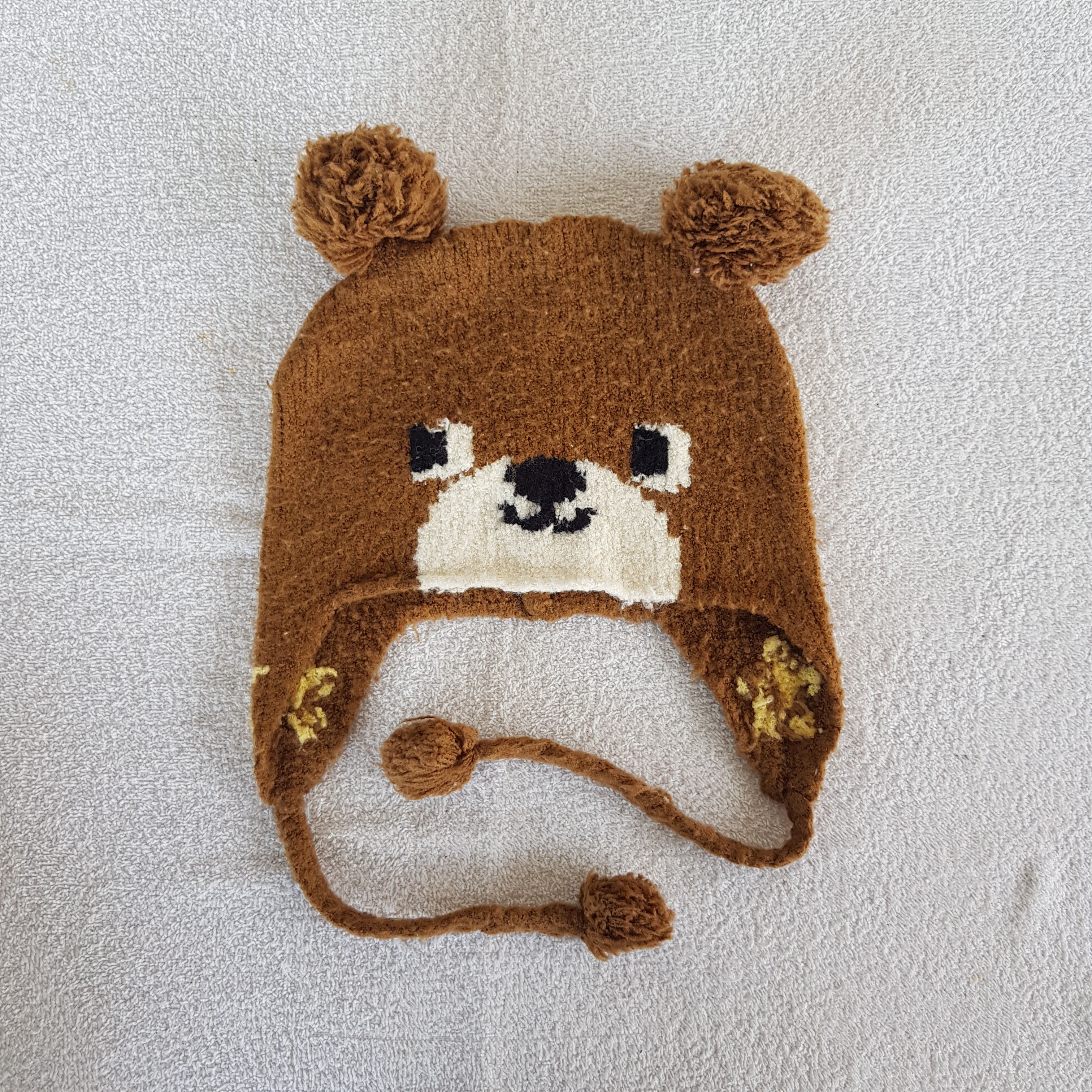 Japanese Brand × Other Vintage Bear Earflap Beanie Snow Caps Hats Size ONE SIZE - 6 Thumbnail