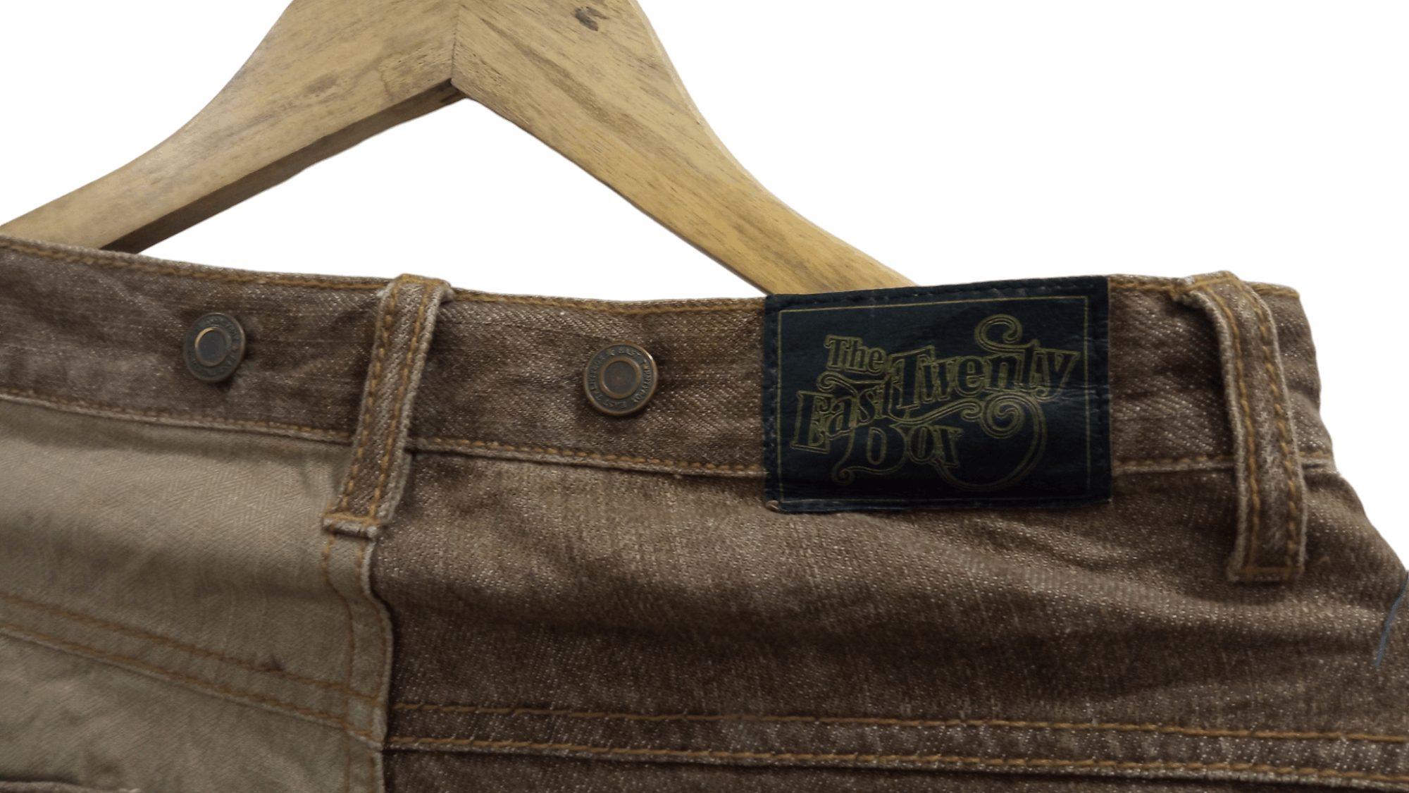 Japanese Brand × Vintage 🔥🔥TETB The East Twenty Box Two Tones Colour Pants Size US 31 - 18 Thumbnail