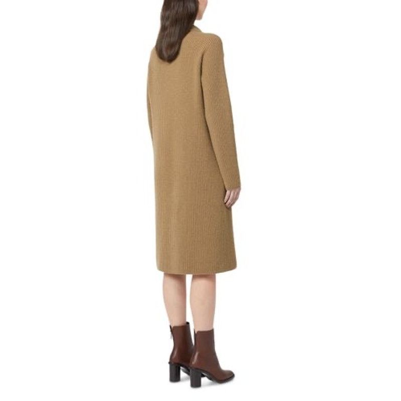 Max Mara NWT Max Mara Mana Knitted Dress Long Sleeve Camel S Luxury Size S / US 4 / IT 40 - 2 Thumbnail