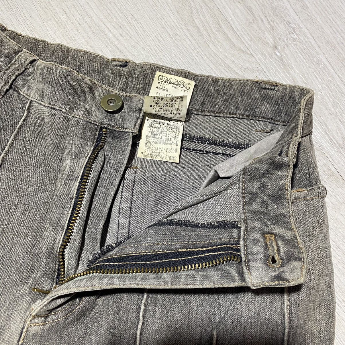 If Six Was Nine × Le Grande Bleu (L.G.B.) Fontana Grande Vertical Hagi Flared Pants Size 27" / US 4 / IT 40 - 7 Thumbnail