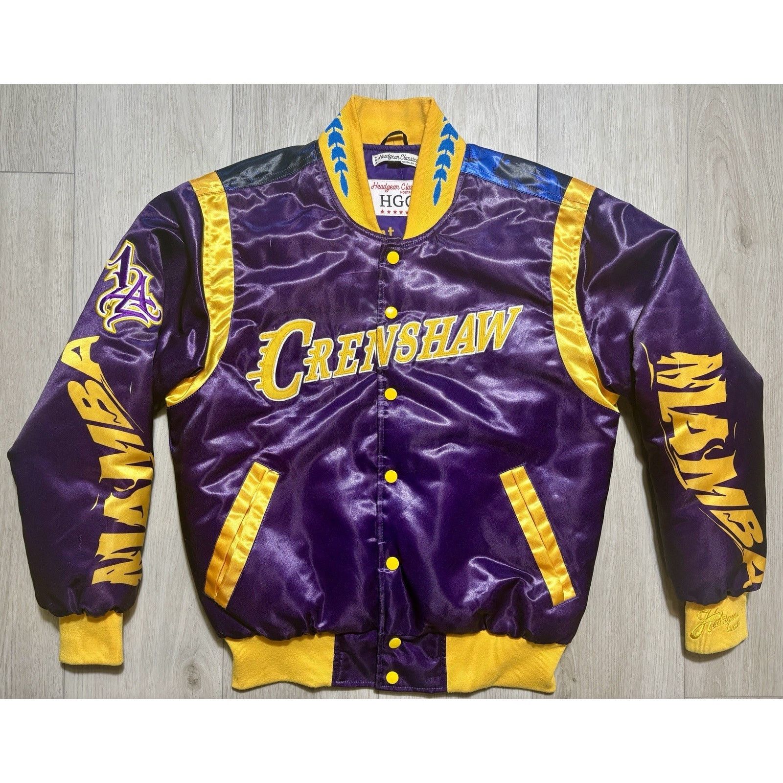 Other Los Angeles Lakers Kobe Bryant Crenshaw Satin Jacket Small Size US S / EU 44-46 / 1 - 1 Thumbnail