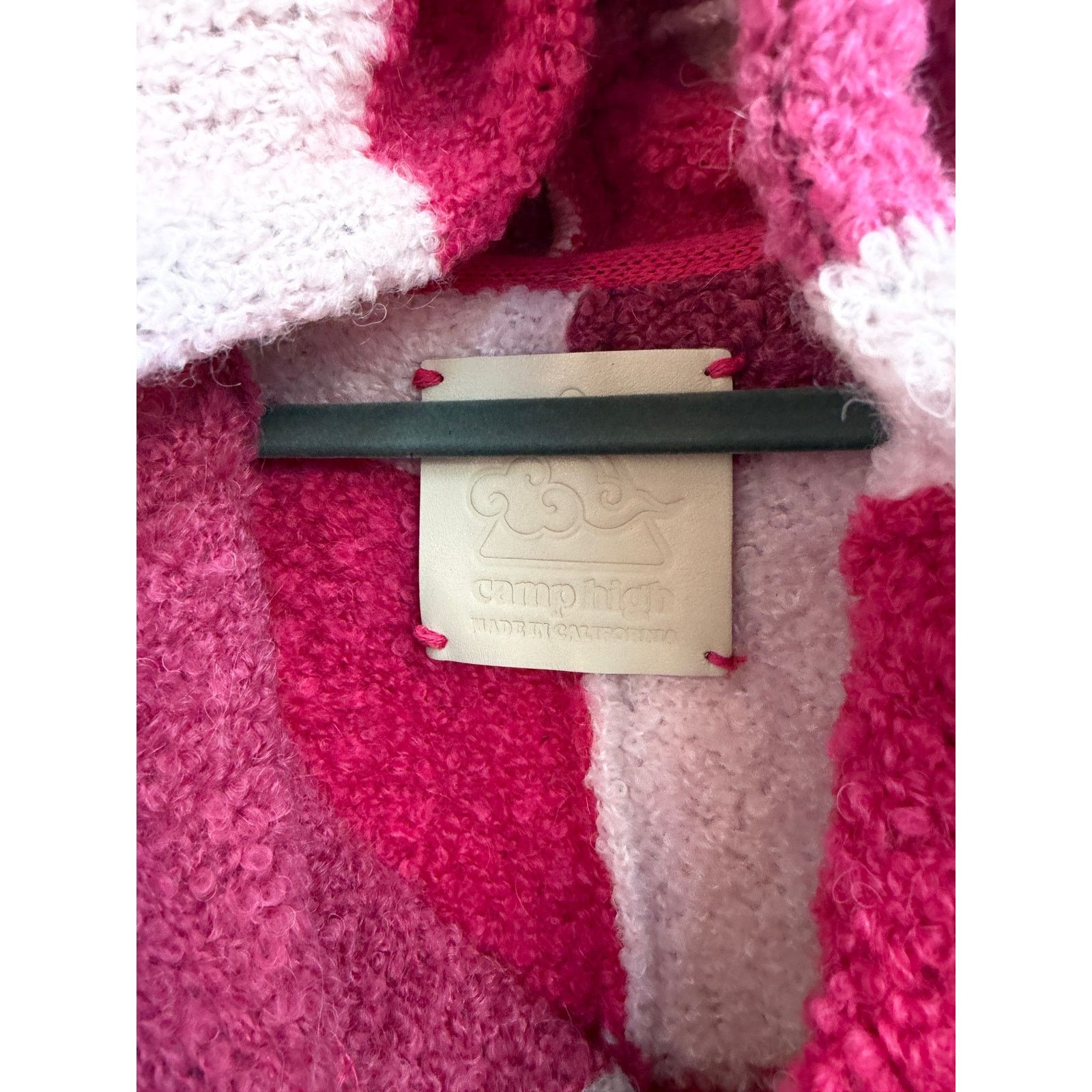 Camp High Camp High Checkered Wool/Alpaca Blend Hoodie Size US M / EU 48-50 / 2 - 2 Thumbnail