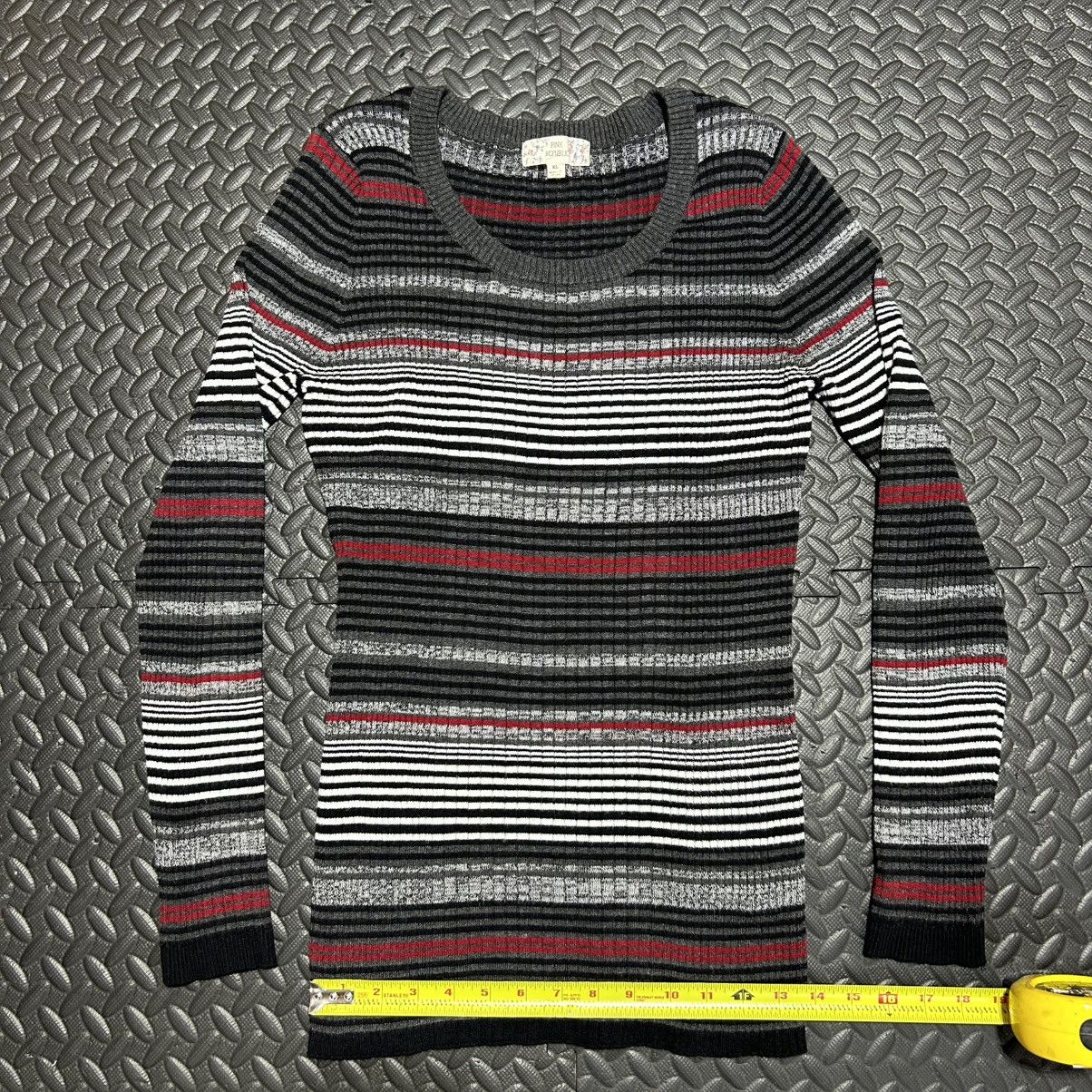 Other Pink Republic Sweater Top Blouse Striped Ribbed Knit XL Size XL / US 12-14 / IT 48-50 - 5 Thumbnail