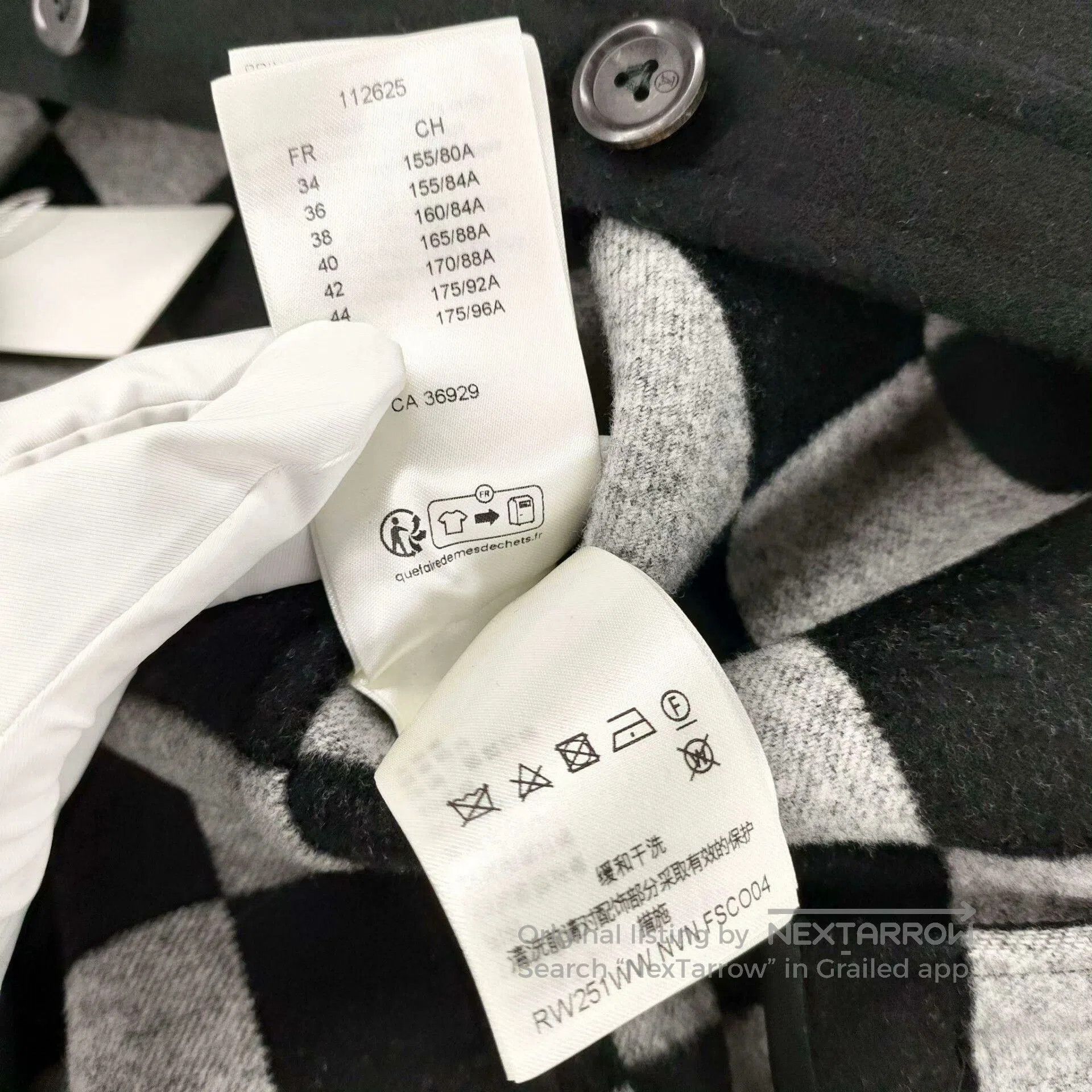 Louis Vuitton LV Wool SS24 Coat Size 34 Black. Size US XS / EU 42 / 0 - 6 Thumbnail