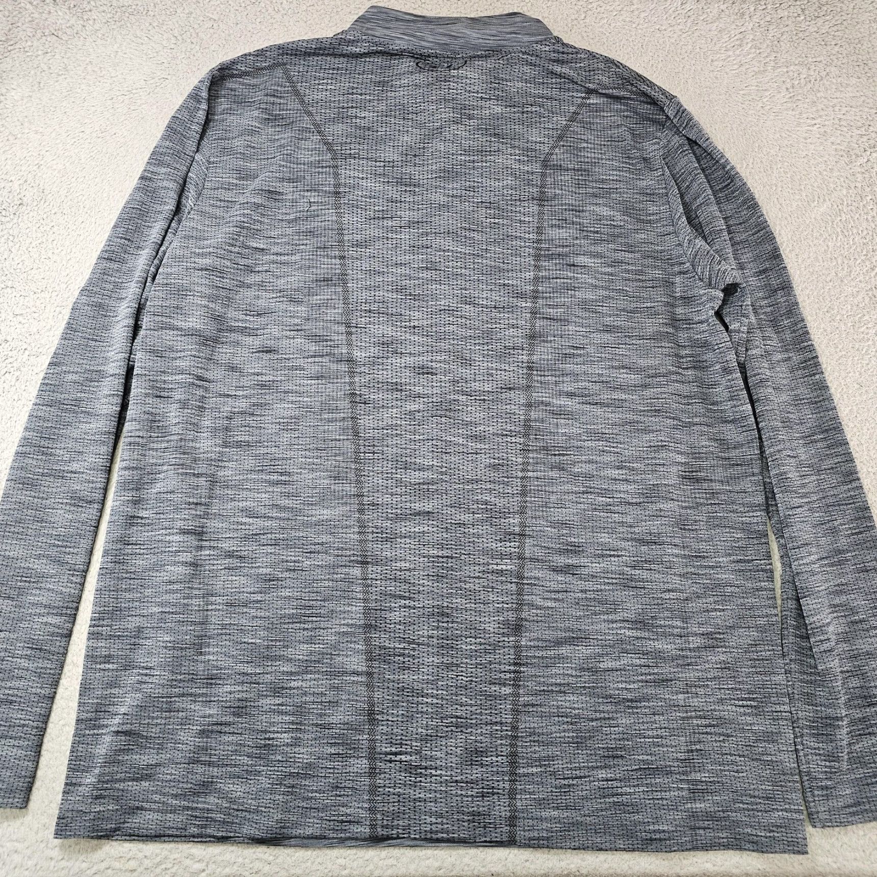 Under Armour Under Armour Pullover Mens 2XL Gray HeatGear Quarter Zip Athletic Shirt Size US XXL / EU 58 / 5 - 4 Thumbnail