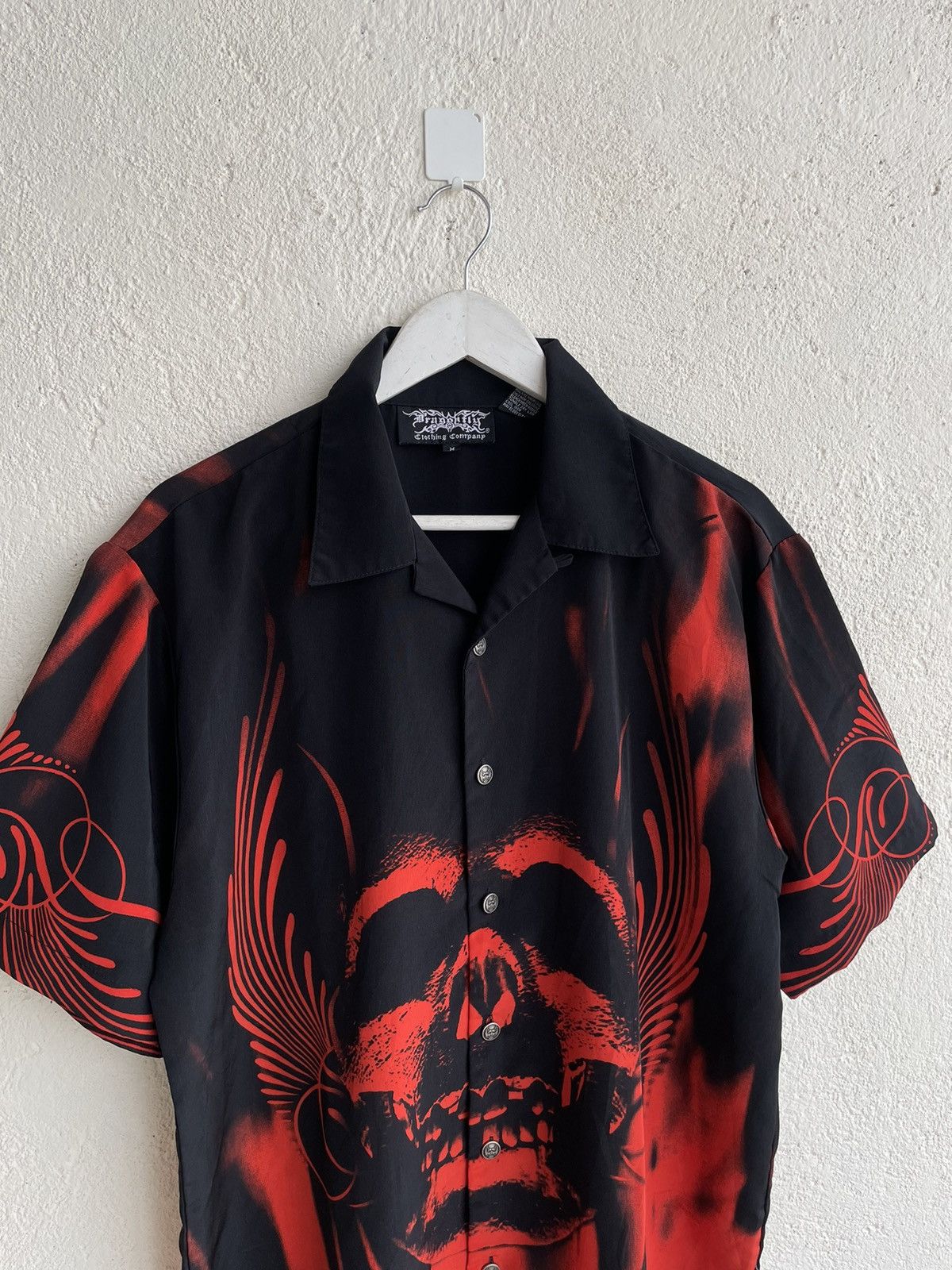 Jean Paul Gaultier 2000s Dragon Fly japan Skull All over print Y2k style Size US XL / EU 56 / 4 - 2 Thumbnail