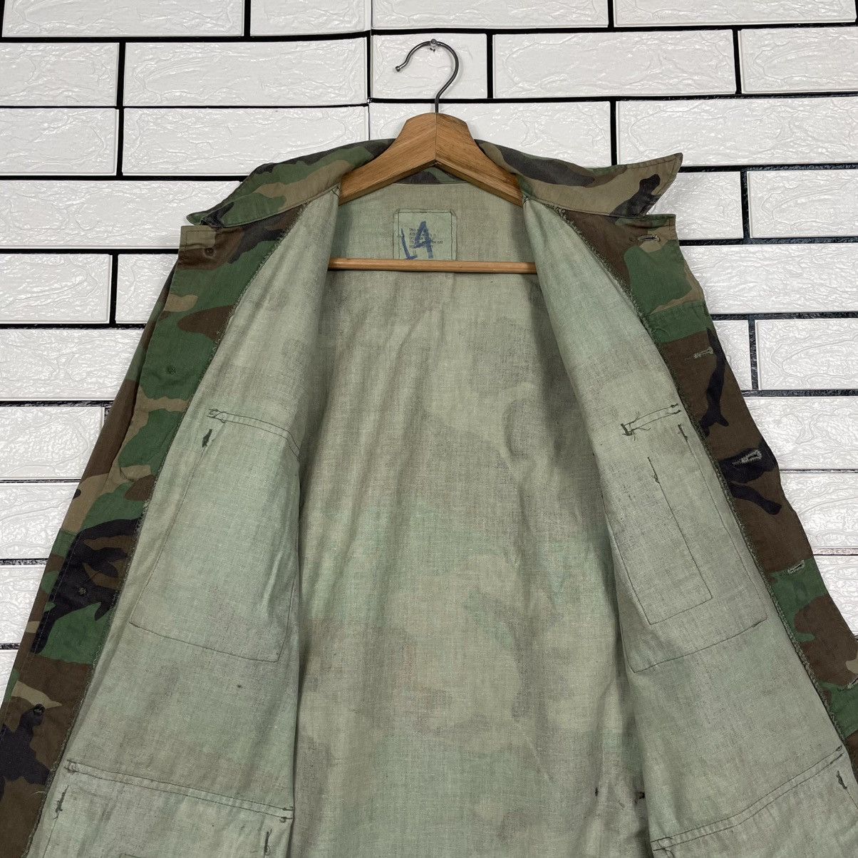 Vintage Vintage 80s USMC BDU Woodland Camo Combat Jacket Size US S / EU 44-46 / 1 - 12 Thumbnail