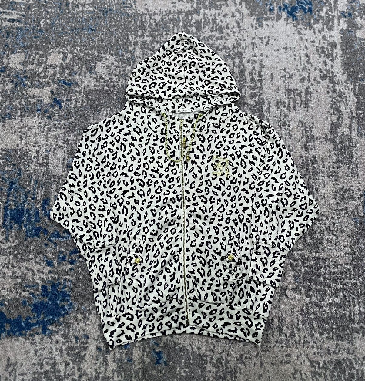 If Six Was Nine Japanes Pendora Leopard Hoodie Emo Gothic Style Size US M / EU 48-50 / 2 - 1 Thumbnail