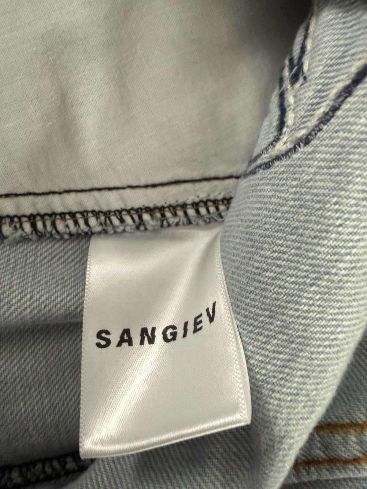 Sangiev Sangiev Blue Wide Legged 10oz Japanese Denim Jeans Size 36🔥 Size US 36 / EU 52 - 4 Thumbnail