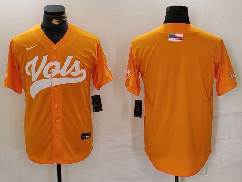Other Men Tennessee Volunteers Orange Vapor Baseball Jersey Size US S / EU 44-46 / 1 - 1 Thumbnail