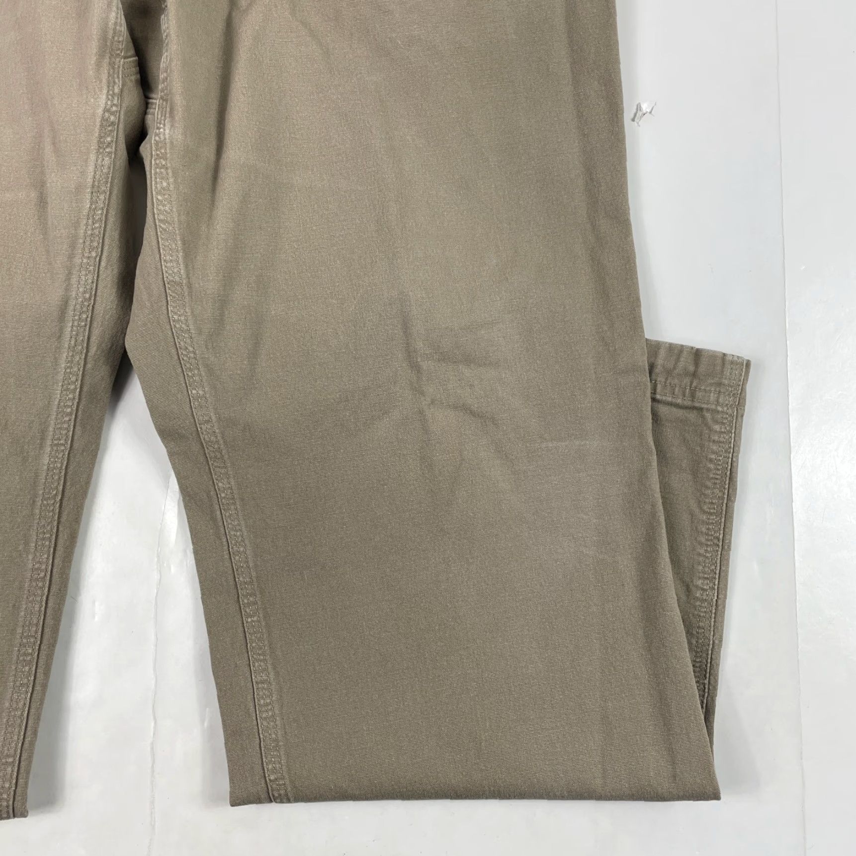 Vintage Duluth Pants Mens 38 x 32 Beige Flex Fire Hose Canvas Carpenter Relaxed Workwear Jeans Cargo style/Carpenter Casual Workwear Mens Beige 38x32 Size US 38 / EU 54 - 4 Thumbnail