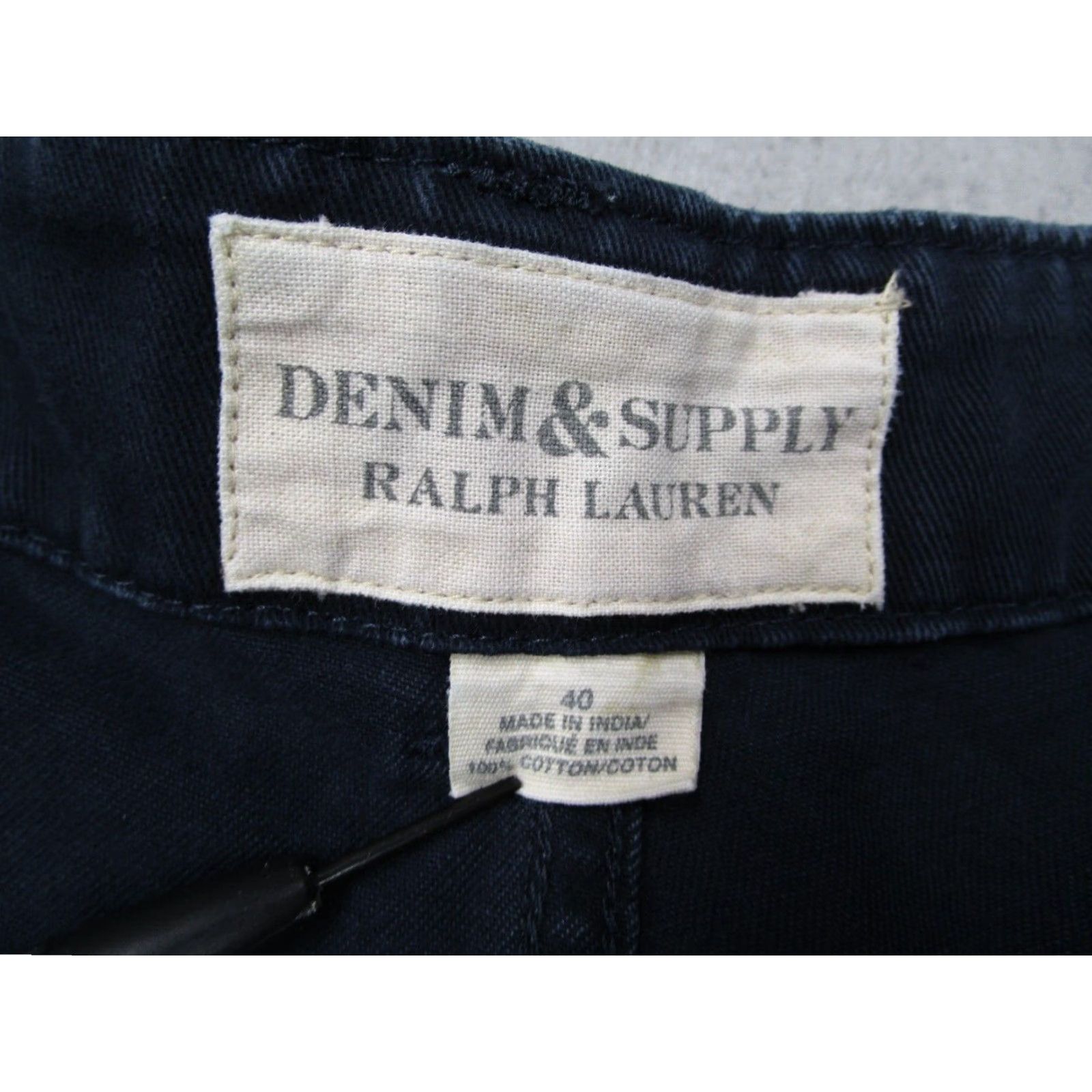 Ralph Lauren DENIM & SUPPLY RALPH LAUREN Shorts Men Blue Flat Front Twill Nautical Military 8" 40 Inseam Casual Travel 5-Pocket Denim & Supply Ralph Lauren Size US 40 / EU 56 - 2 Thumbnail