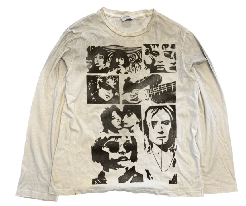 Vintage Washed Long Sleeves T-Shirt Summer