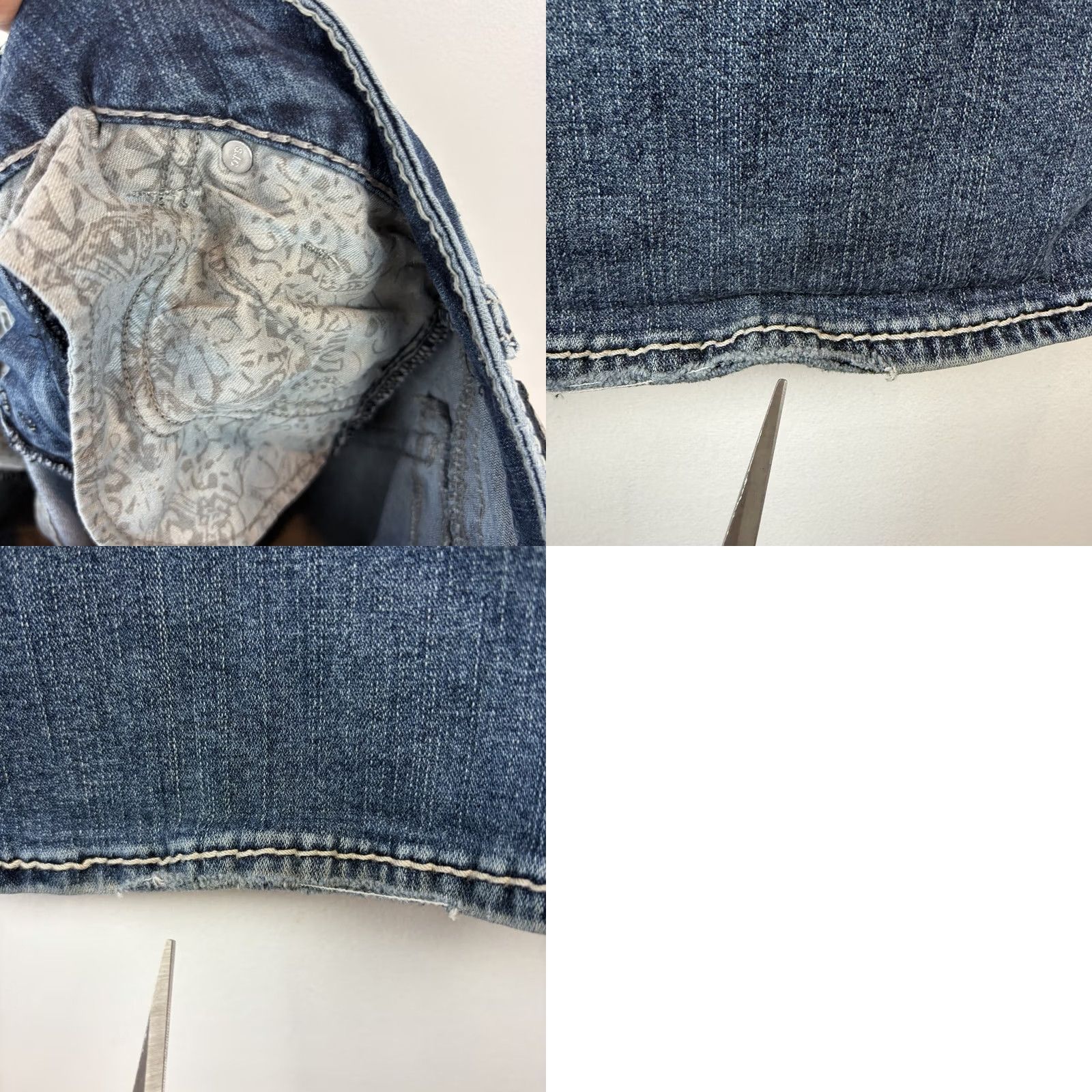 Silver Jeans Co. Silver Jeans Suki Jeans Slim Bootcut Womens Blue 30 x 33 Denim Cotton Blend Stretch Pockets 5-Pocket Design Slim Fit Size 30" / US 8 / IT 44 - 9 Thumbnail