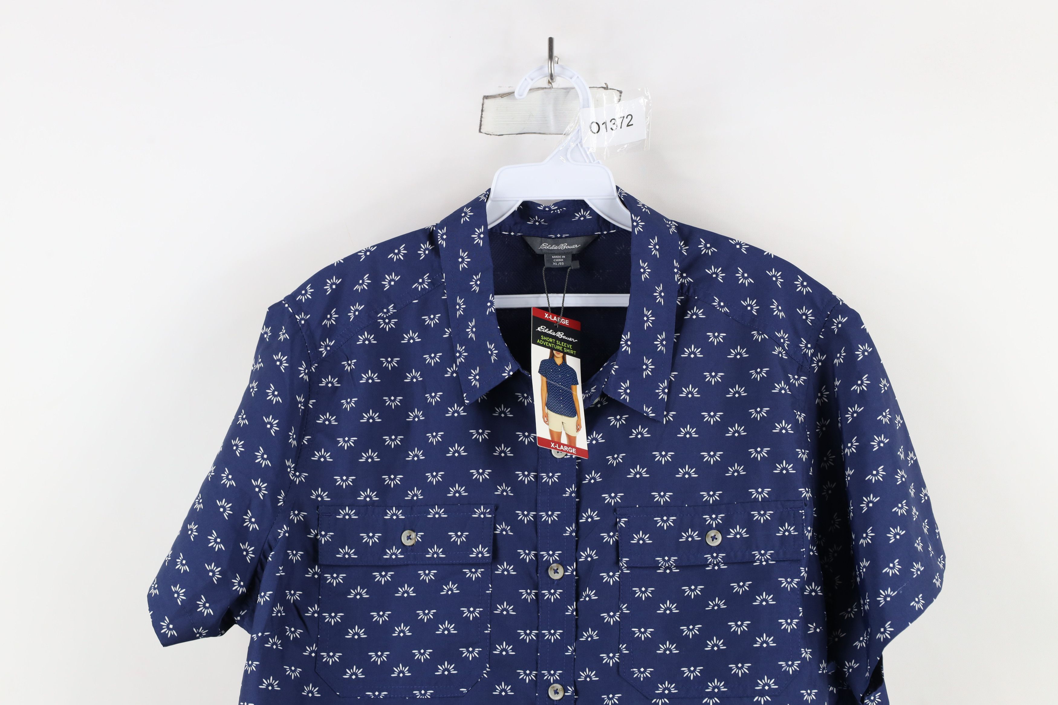 Eddie Bauer × Vintage New Eddie Bauer UPF 50 Adventure Short Sleeve Button Shirt Size US XL / EU 56 / 4 - 2 Thumbnail