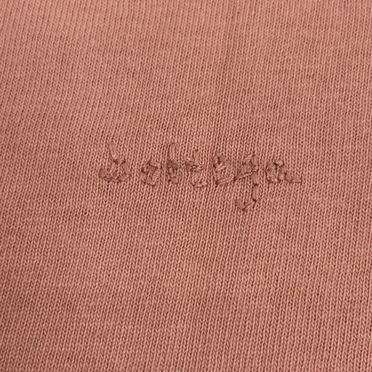 Bottega Veneta Bottega Veneta Coral Pink Letter Embroidery T-shirt K26WX Size S / US 4 / IT 40 - 5 Thumbnail