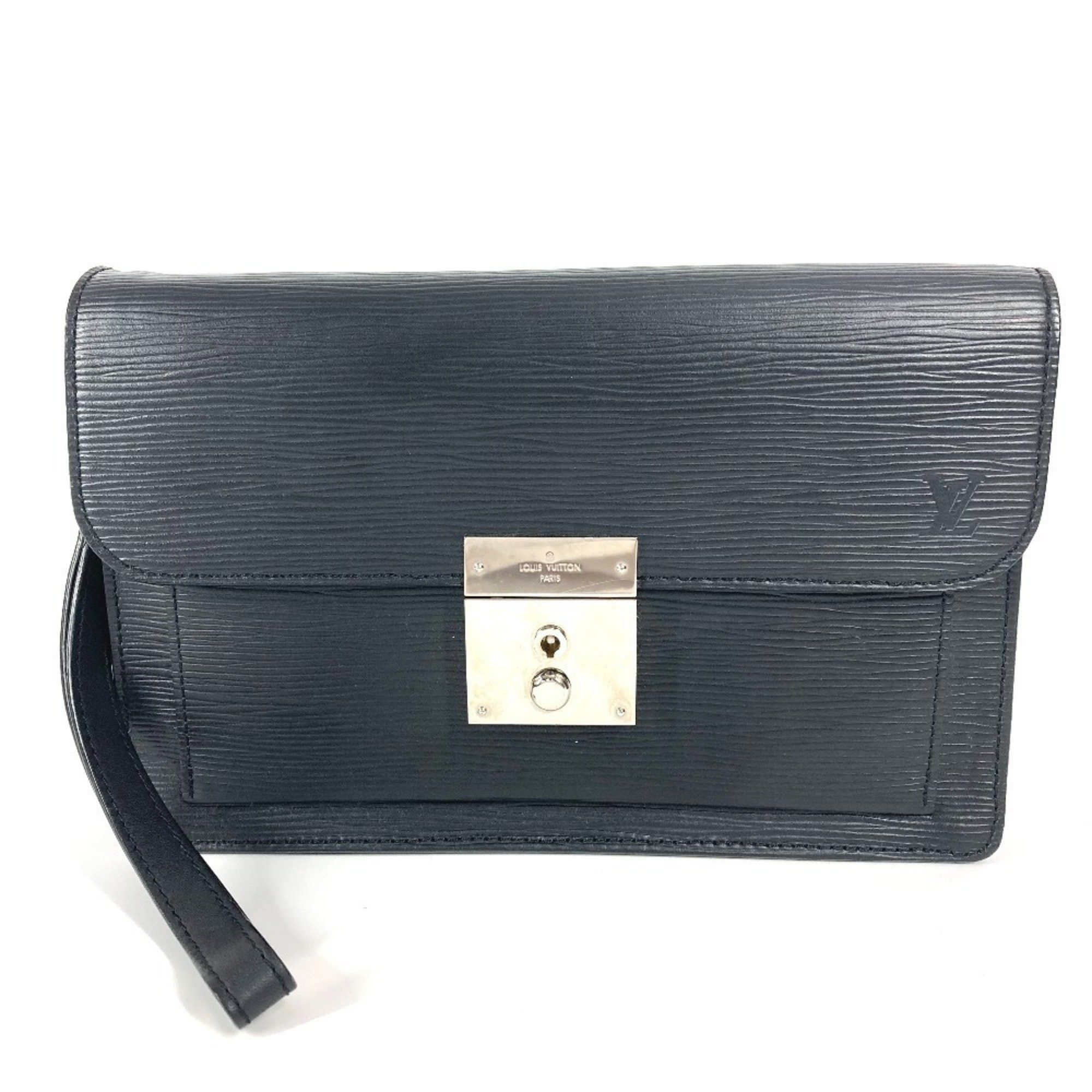 LOUIS VUITTON M40852 Epi Neo Bellaia Bag Second Pouch Clutch Bag with Strap Leather Men's Women's Noir Black