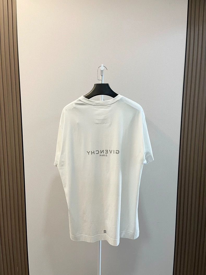 Givenchy Givenchy White Reversible Logo Short Sleeve T-shirt Size US XL / EU 56 / 4 - 2 Thumbnail