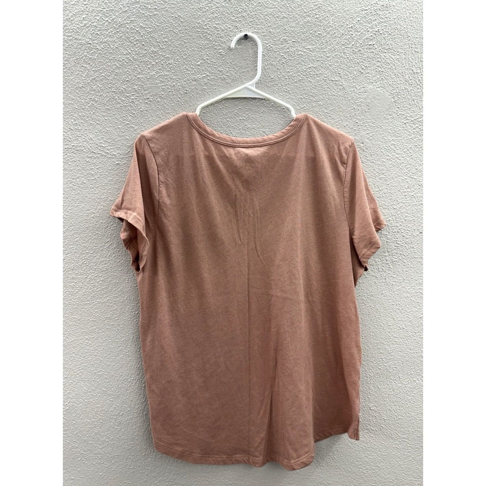 Vintage SO Juniors Womens Shirt XL Brown Short Sleeve V-Neck Shirt Size XL / US 12-14 / IT 48-50 - 6 Thumbnail