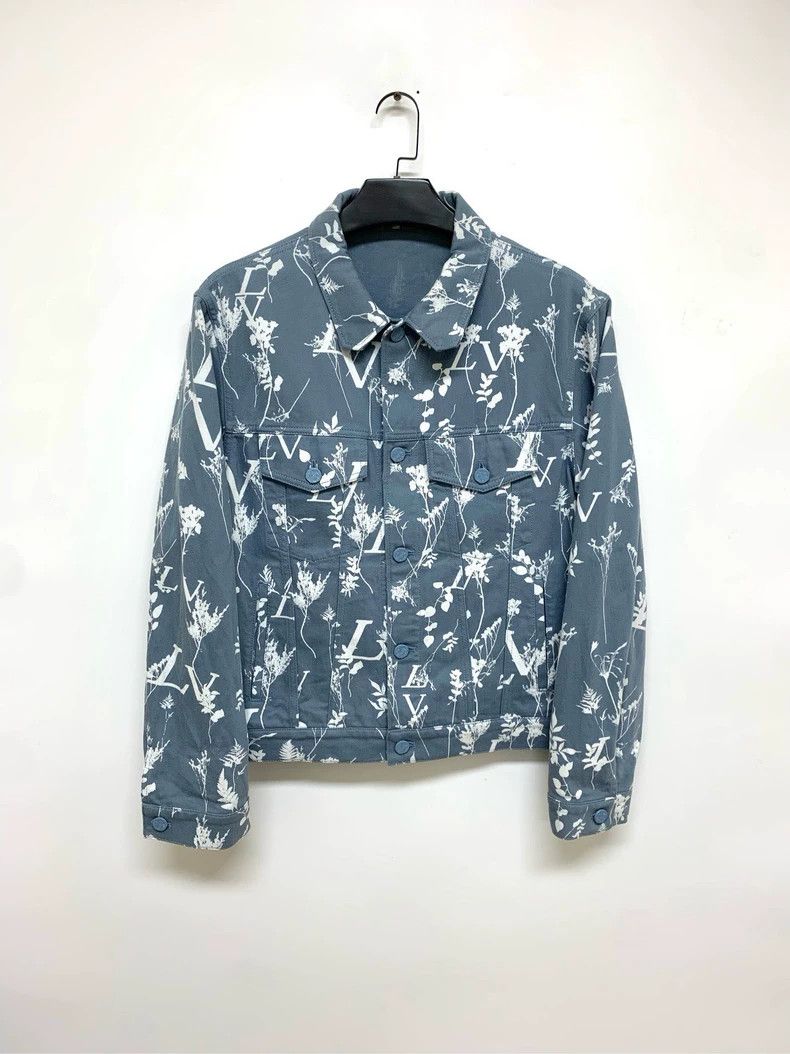 Louis Vuitton Louis Vuitton Floral Denim Jacket Size 56 - dmc Size US L / EU 52-54 / 3 - 1 Thumbnail