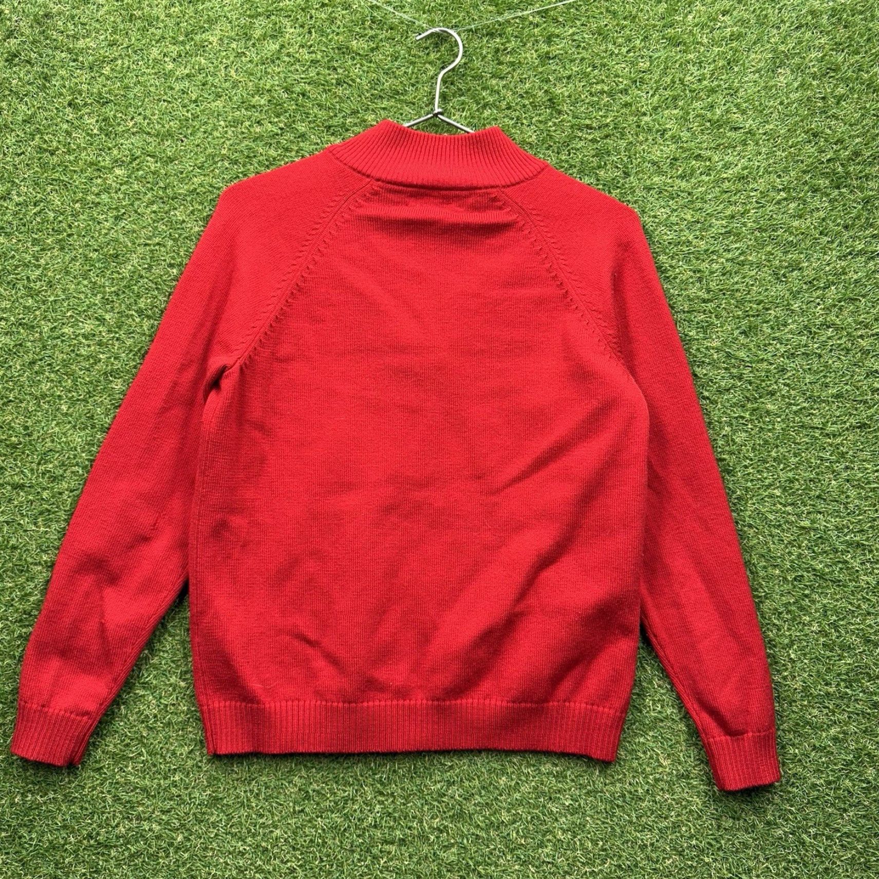Pendleton VINTAGE Pendleton Women Red Knit Full Zip Merino Wool Sweater M Medium Jacket Size M / US 6-8 / IT 42-44 - 2 Thumbnail