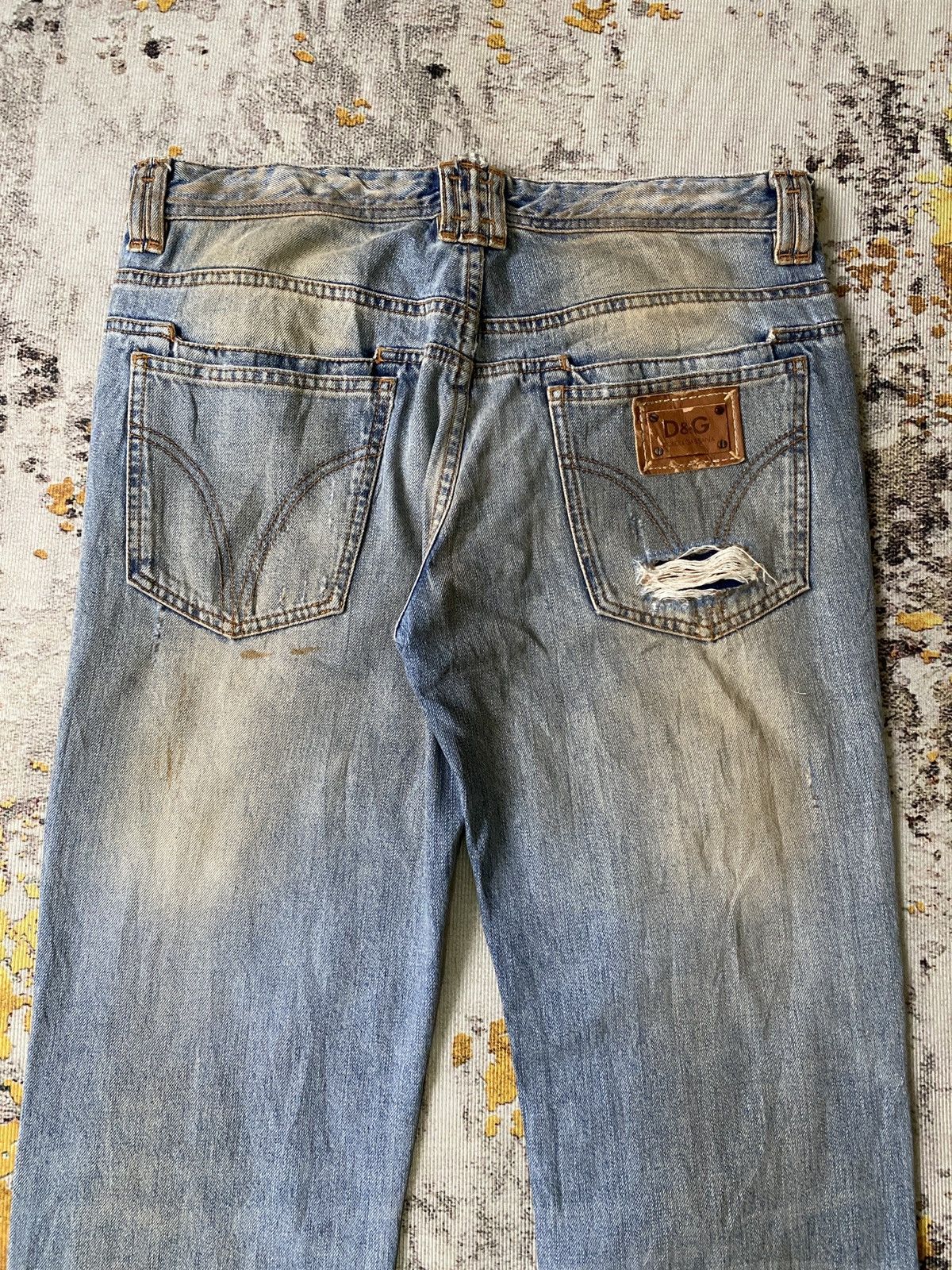 Dolce & Gabbana Dolce & Gabbana Distressed Rusty Denim Size US 34 / EU 50 - 13 Thumbnail