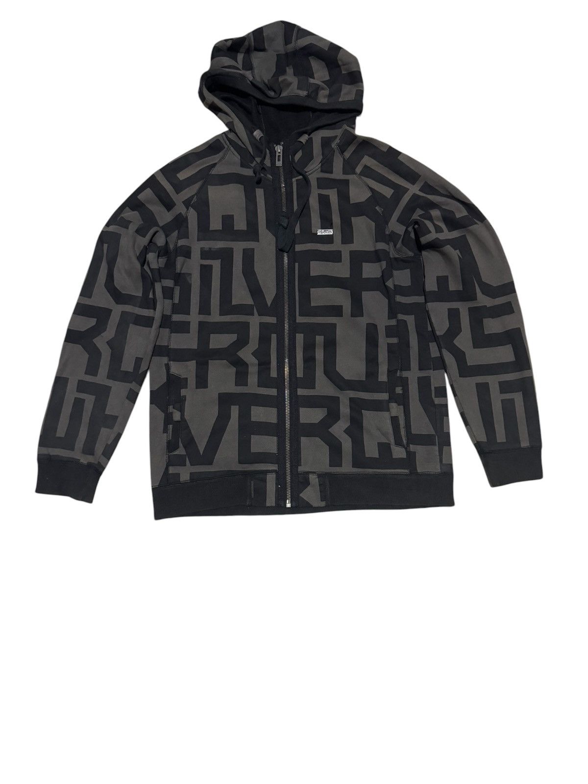 Quiksilver × Vintage Y2K Quicksilver SkysDaLimit All Over Printed Hoodie Size US L / EU 52-54 / 3 - 1 Thumbnail