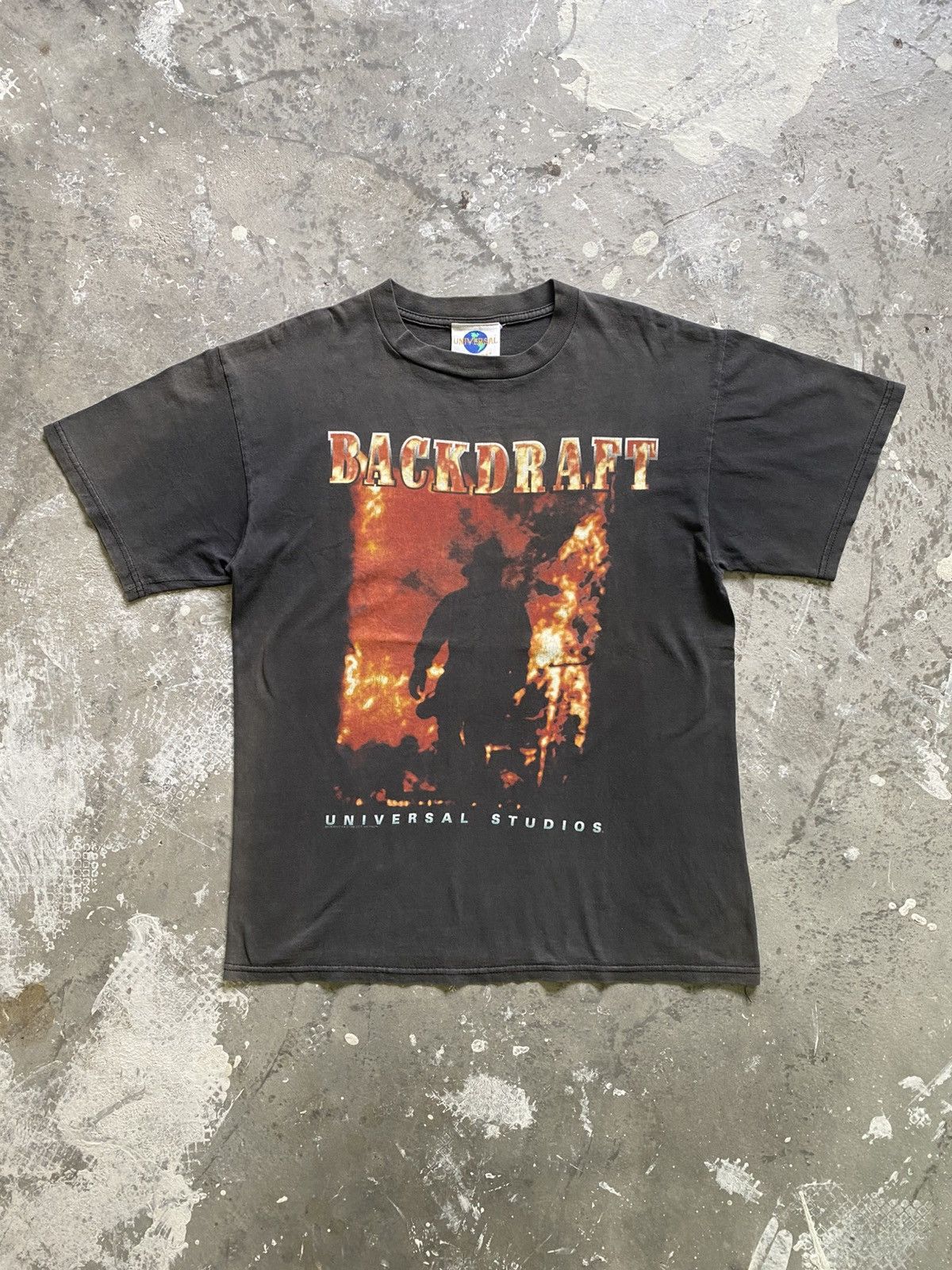 Universal Studios × Vintage Vintage 1998 Sun Faded Backdraft Movie by Universal Studios Size US L / EU 52-54 / 3 - 1 Thumbnail