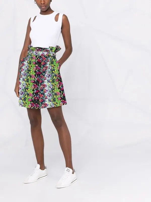 Kenzo o1y1025 Mini Skirt in Multicolor Size 32" / US 10 / IT 46 - 5 Thumbnail