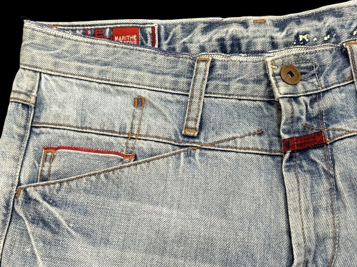 Marithe + Francois Girbaud MARITHE FRANCOIS GIRBAUD HALF SELVEDGE DISTRESSED JEANS Size US 30 / EU 46 - 8 Thumbnail