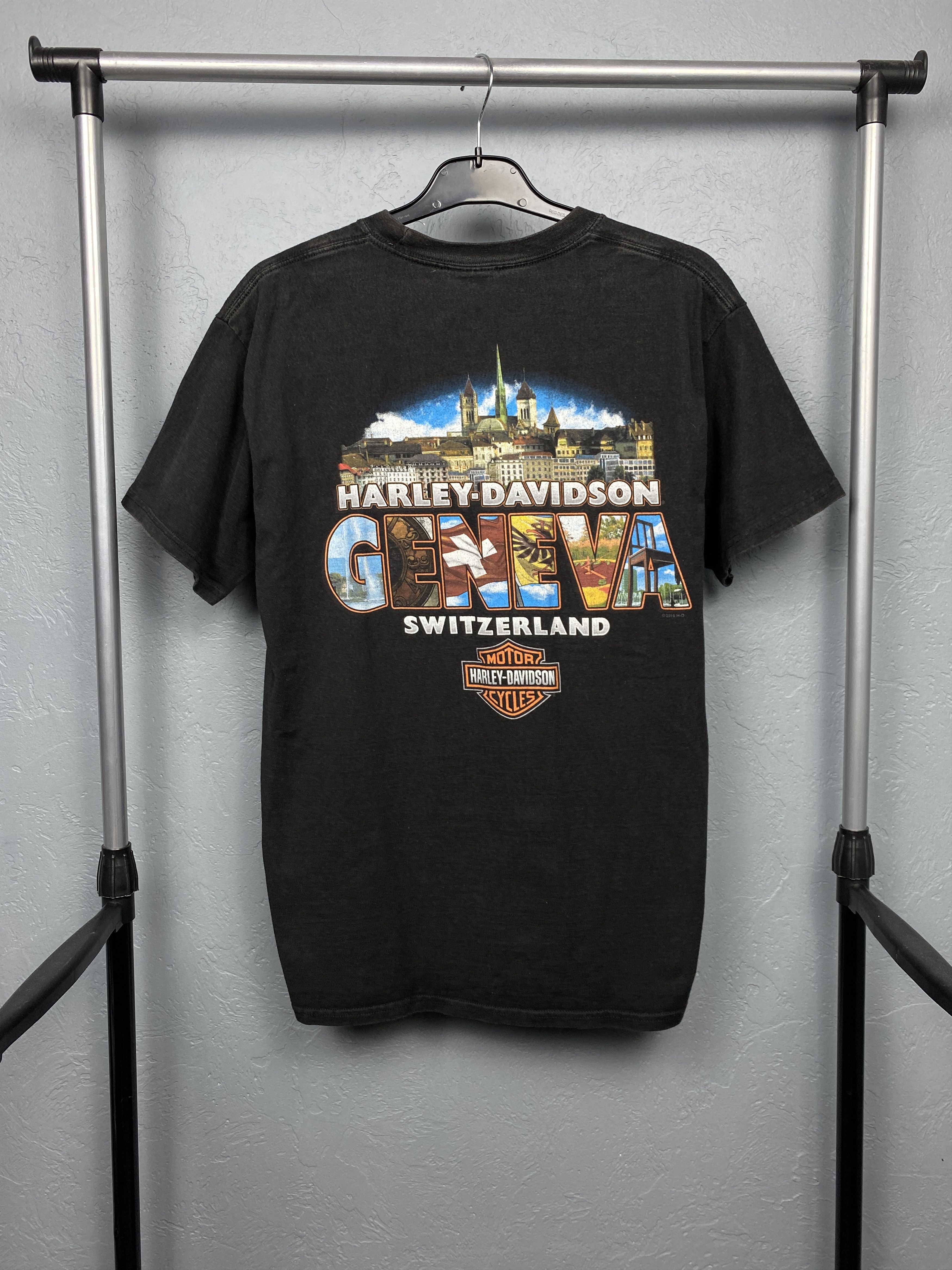 Harley Davidson Harley Davidson Switzerland Vintage Mens Crew Neck T-Shirt Size US S / EU 44-46 / 1 - 1 Thumbnail