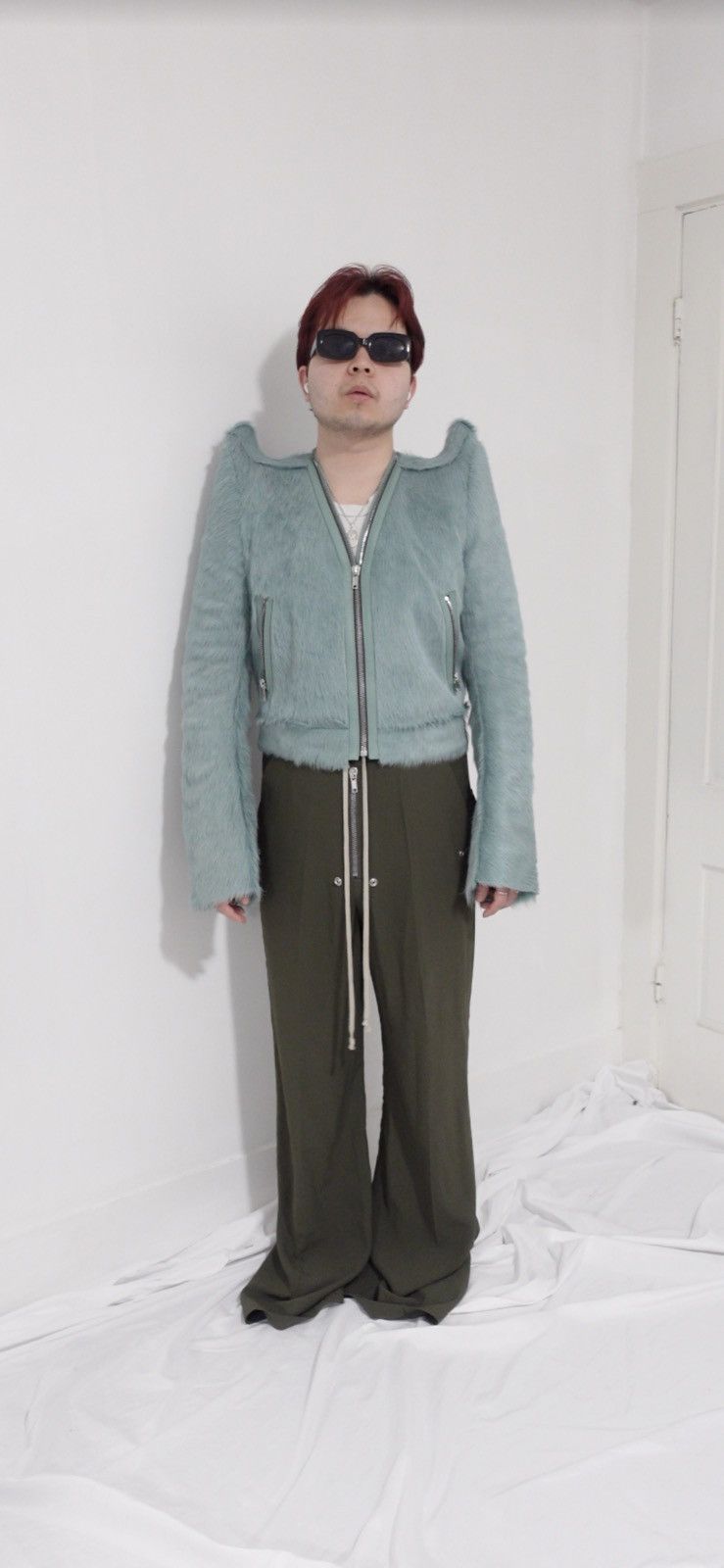 Rick Owens RICK OWENS FW22 TEC SHOULDERS KLAUS PONYHAIR COW FUR JACKET Size US L / EU 52-54 / 3 - 4 Thumbnail