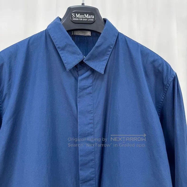 Dior Dior Embroidered CD Logo Blue Shirt. Size US M / EU 48-50 / 2 - 3 Thumbnail