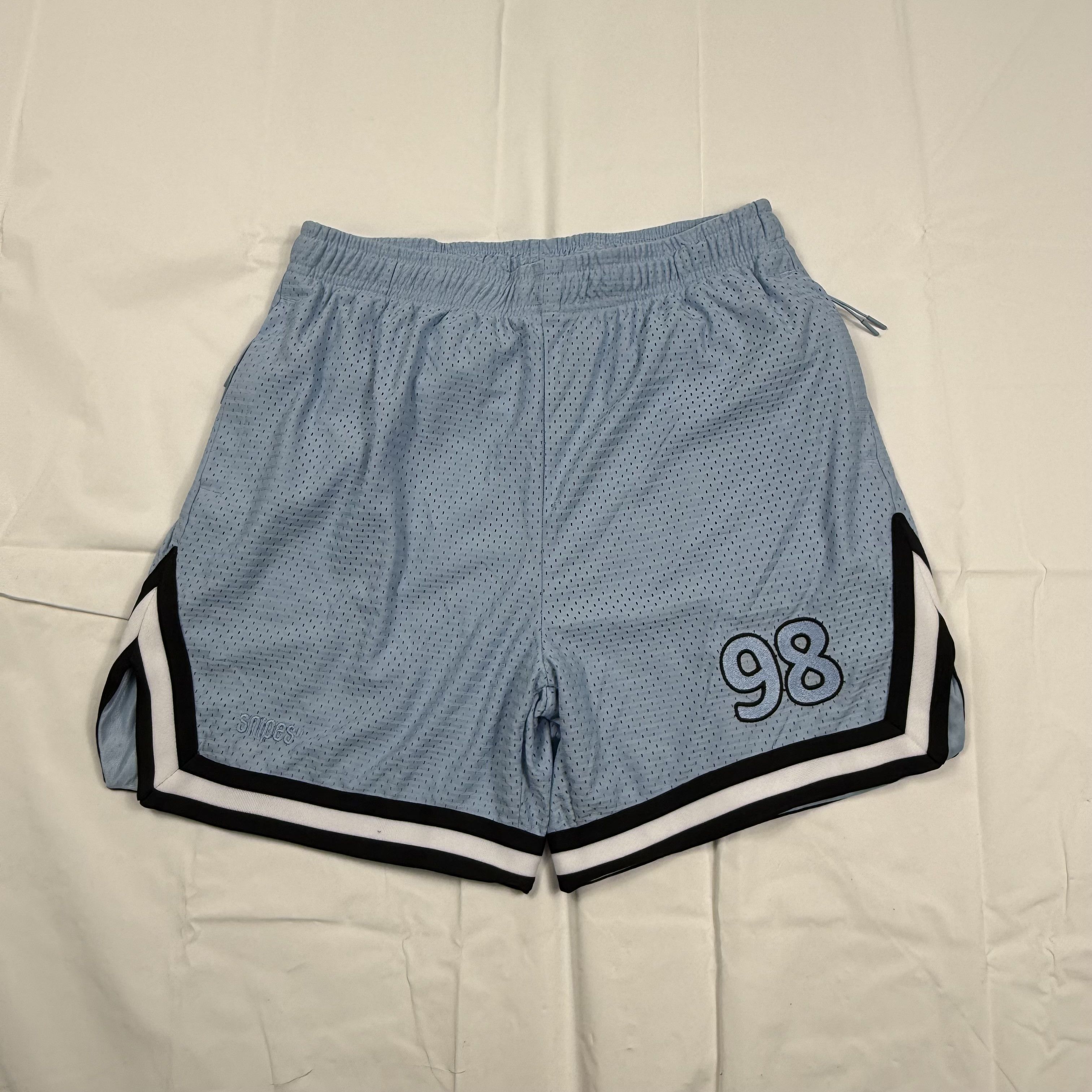 Snipes Snipes Mens Light Blue Mesh Basketball Shorts Size L Size US 36 / EU 52 - 1 Thumbnail