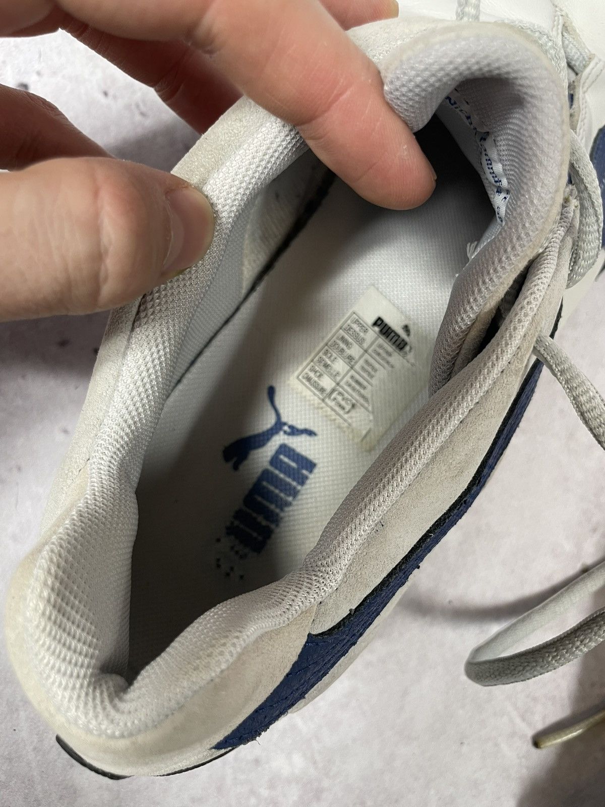 Puma × Vintage Vintage Y2K BMW Puma speedcat grey navy sneakers Size US 11.5 / EU 44-45 - 15 Thumbnail