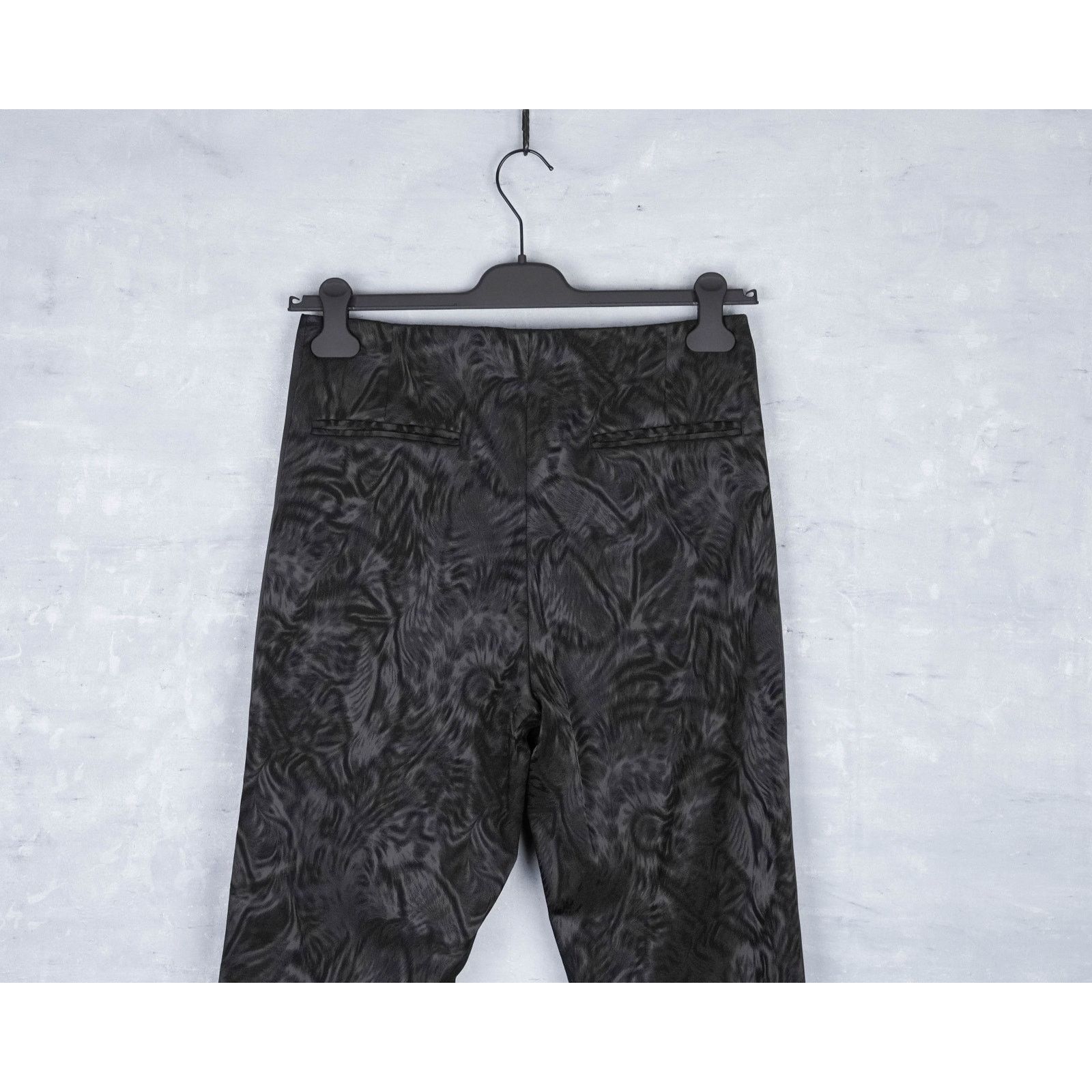 Dior Dior black patterned textured stylish women's trousers pants Size 32" / US 10 / IT 46 - 4 Thumbnail