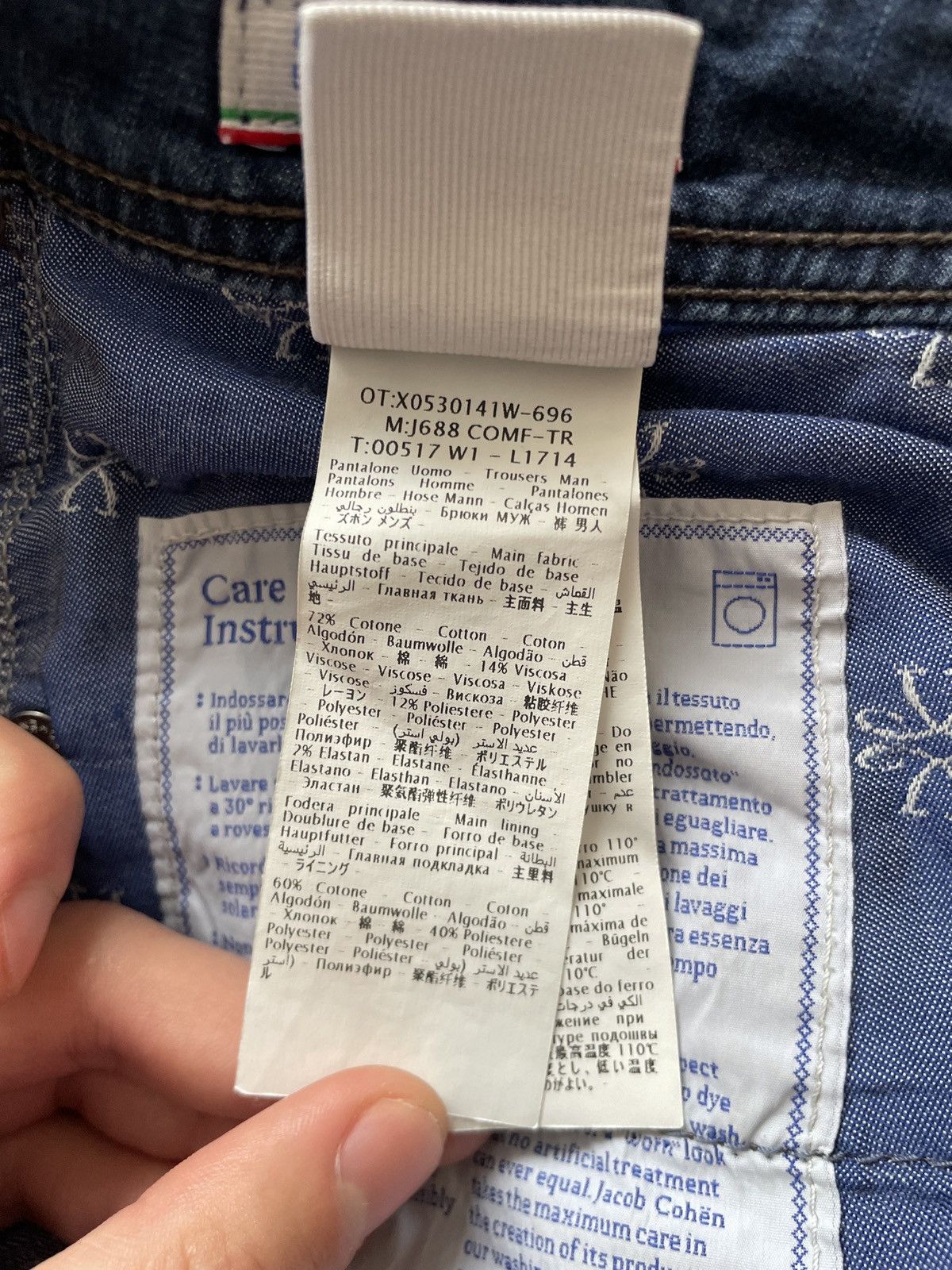 Denime × Jacob Cohen Jacob cohen denim luxury jeans style 688 Size US 34 / EU 50 - 7 Thumbnail